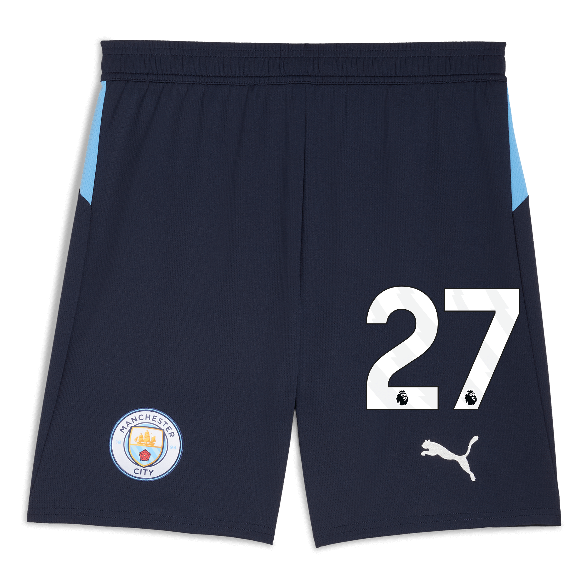 Manchester City manchester city football shorts navy 202526 with 27 Collection - ManchesterCitystore.com