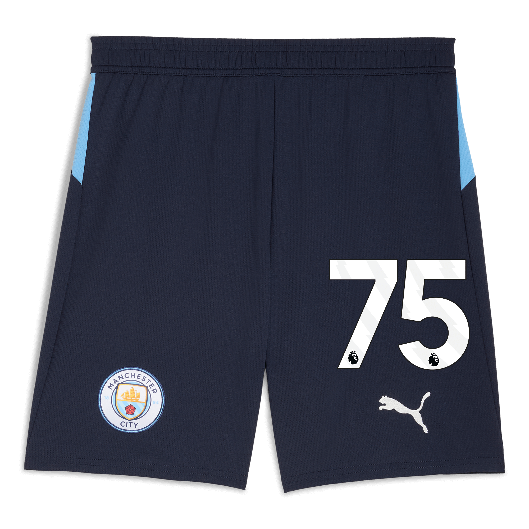 Manchester City manchester city football shorts navy 202526 with 75 Collection - ManchesterCitystore.com