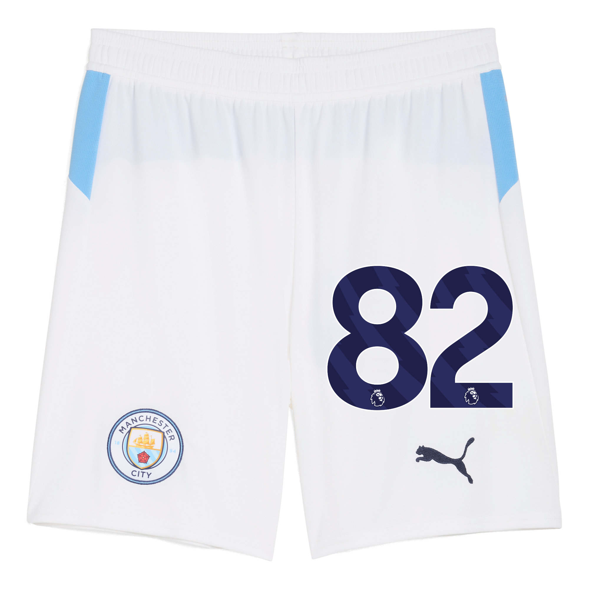 Manchester City manchester city football shorts white 202526 with 82 Collection - ManchesterCitystore.com