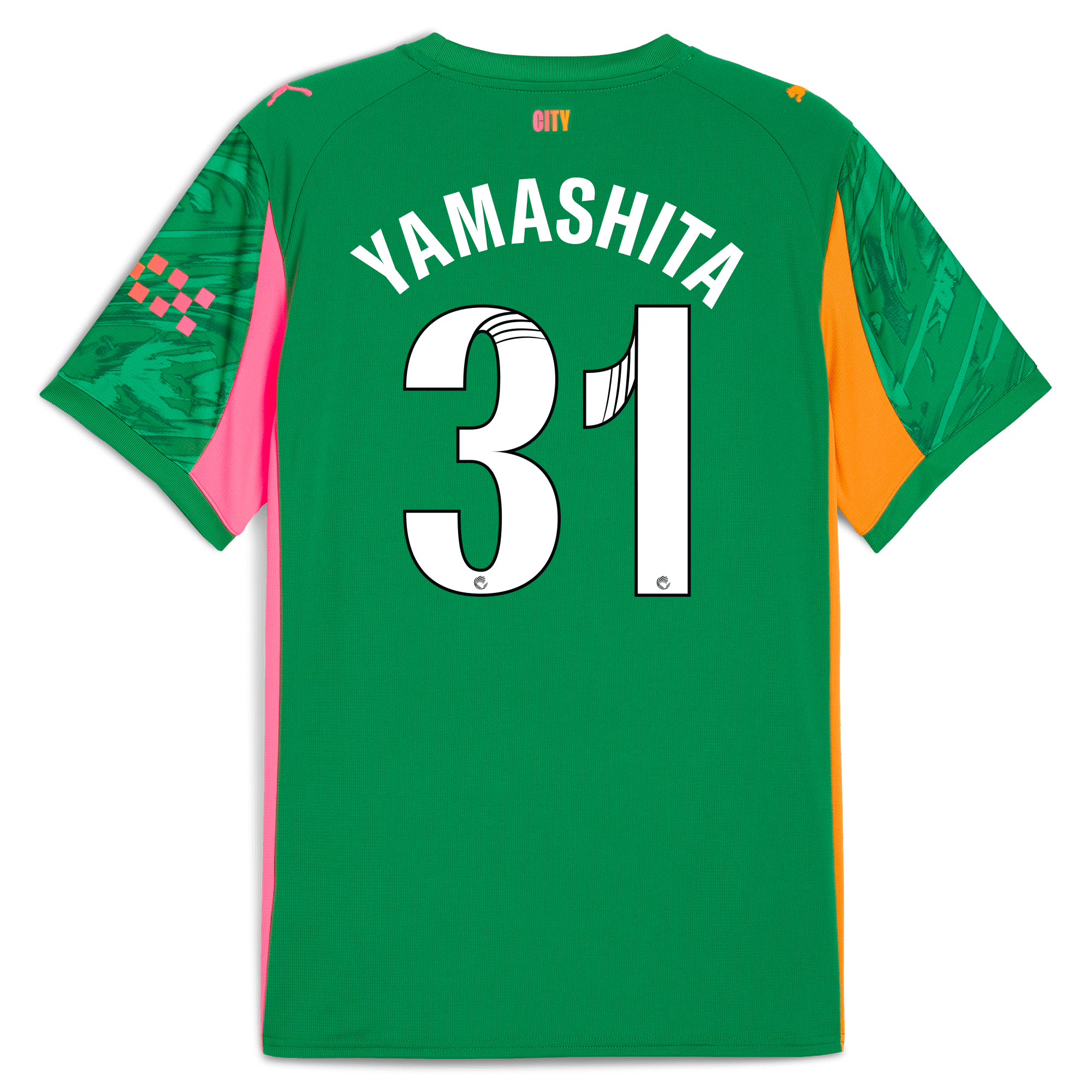 Manchester City manchester city goalkeeper jersey green 202526 with yamashita 31 printing Collection - ManchesterCitystore.com
