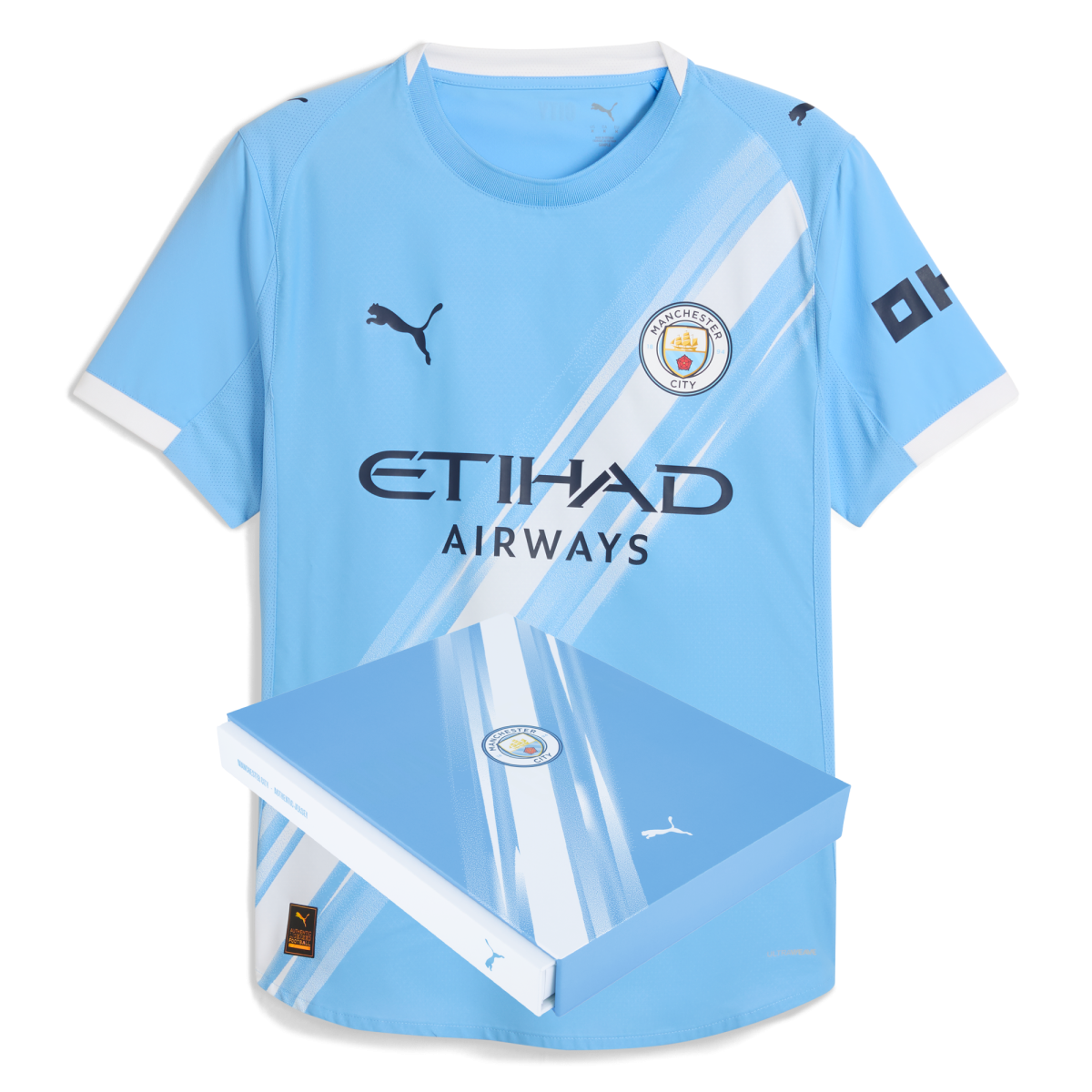 Manchester City manchester city home authentic jersey 202526 in gift box Collection - ManchesterCitystore.com