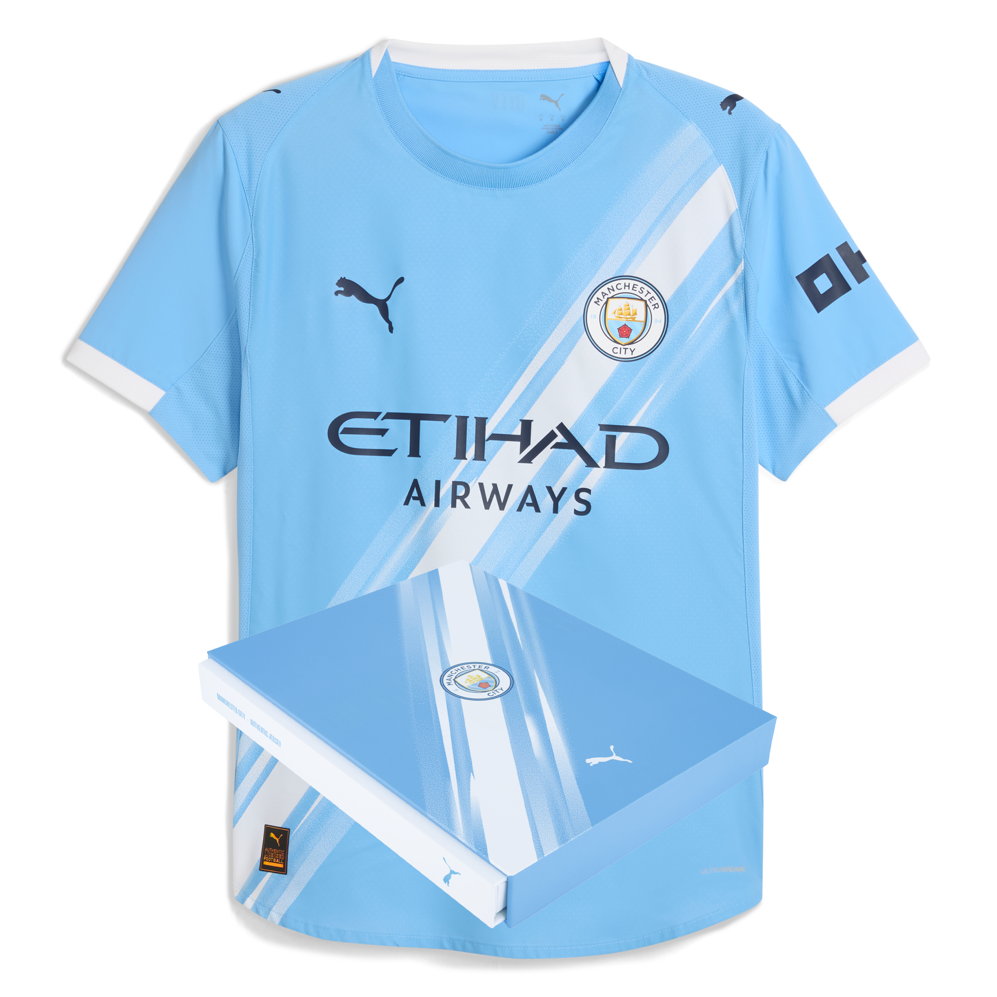 Manchester City manchester city home authentic jersey 202526 in gift box Collection - ManchesterCitystore.com