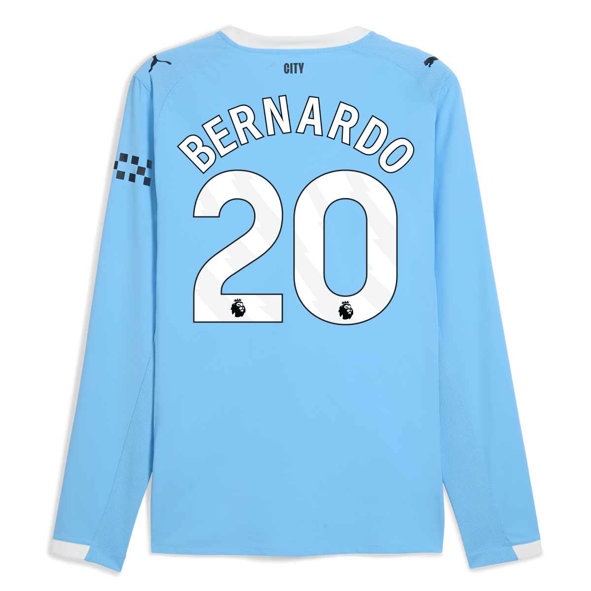 Manchester City manchester city home authentic jersey 202526 long sleeve with bernardo 20 printing Collection - ManchesterCitystore.com