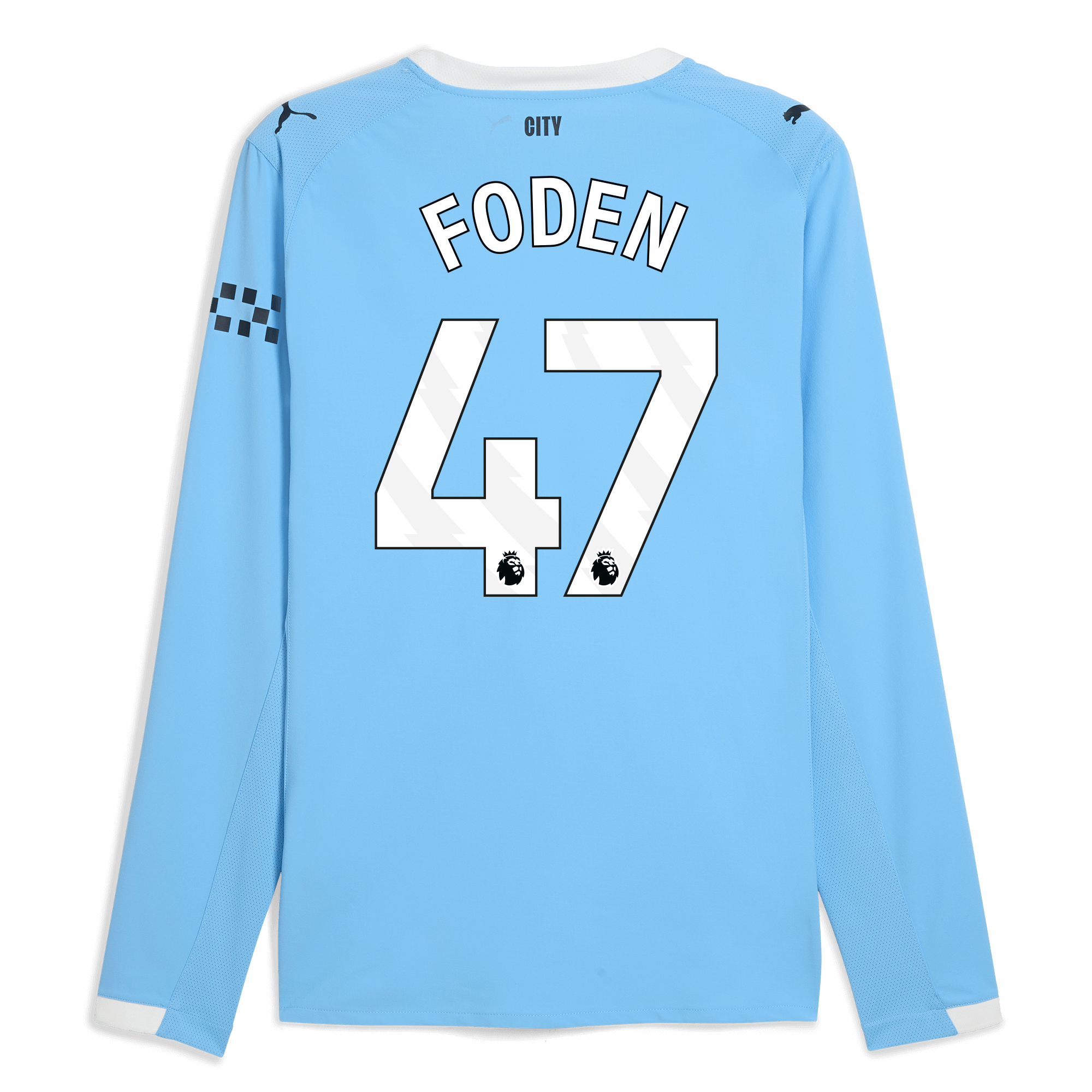 Manchester City manchester city home authentic jersey 202526 long sleeve with foden 47 printing Collection - ManchesterCitystore.com
