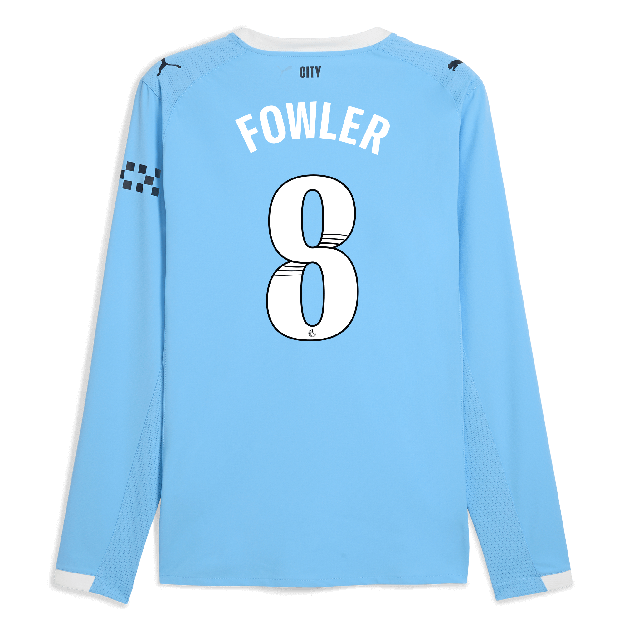 Manchester City manchester city home authentic jersey 202526 long sleeve with fowler 8 printing Collection - ManchesterCitystore.com