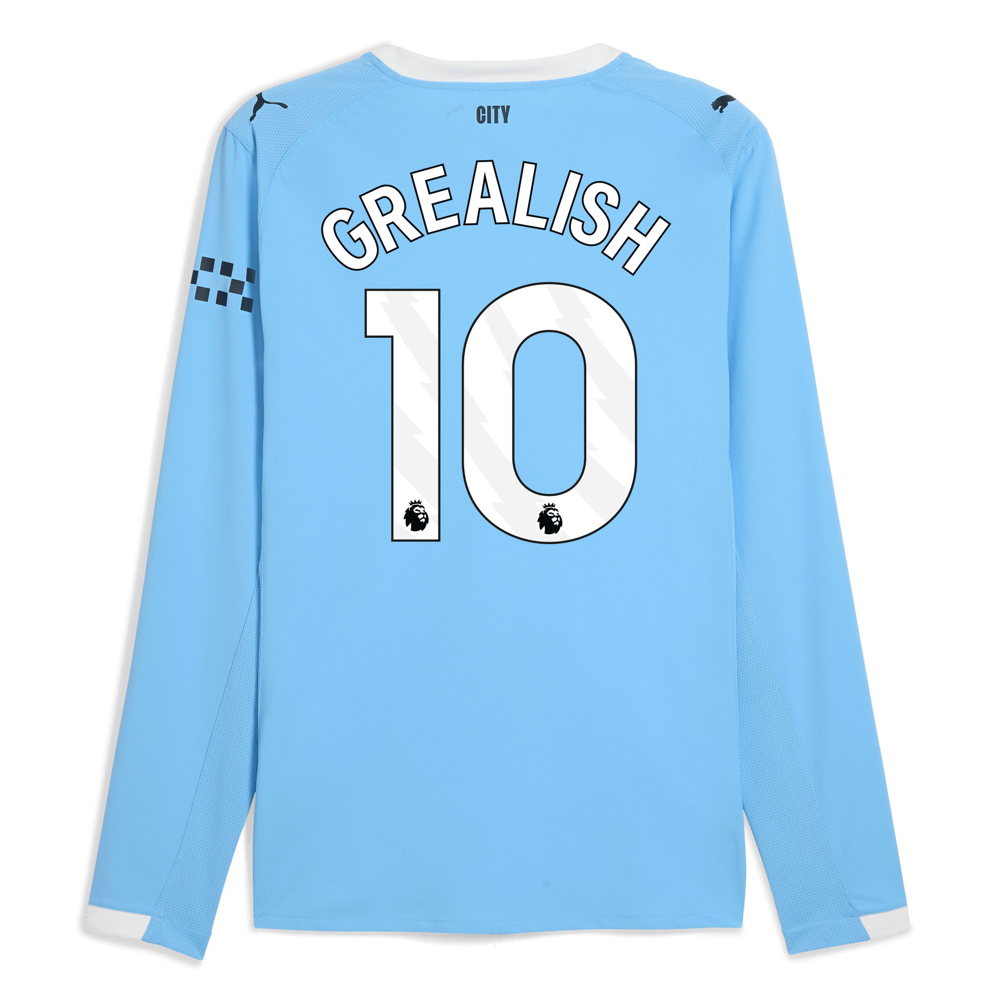 Manchester City manchester city home authentic jersey 202526 long sleeve with grealish 10 printing Collection - ManchesterCitystore.com