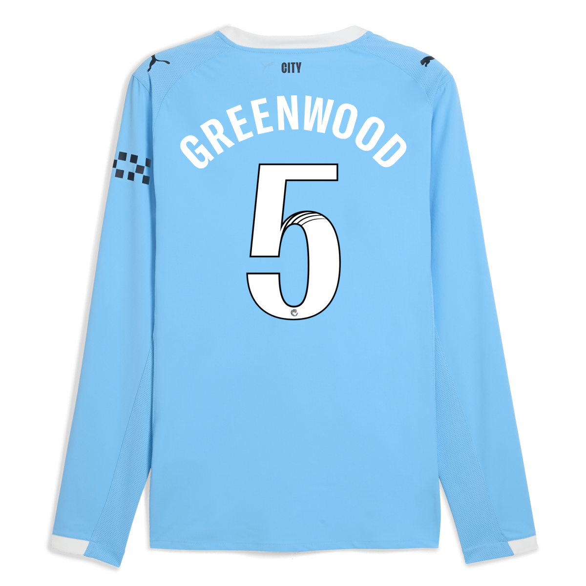Manchester City manchester city home authentic jersey 202526 long sleeve with greenwood 5 printing Collection - ManchesterCitystore.com