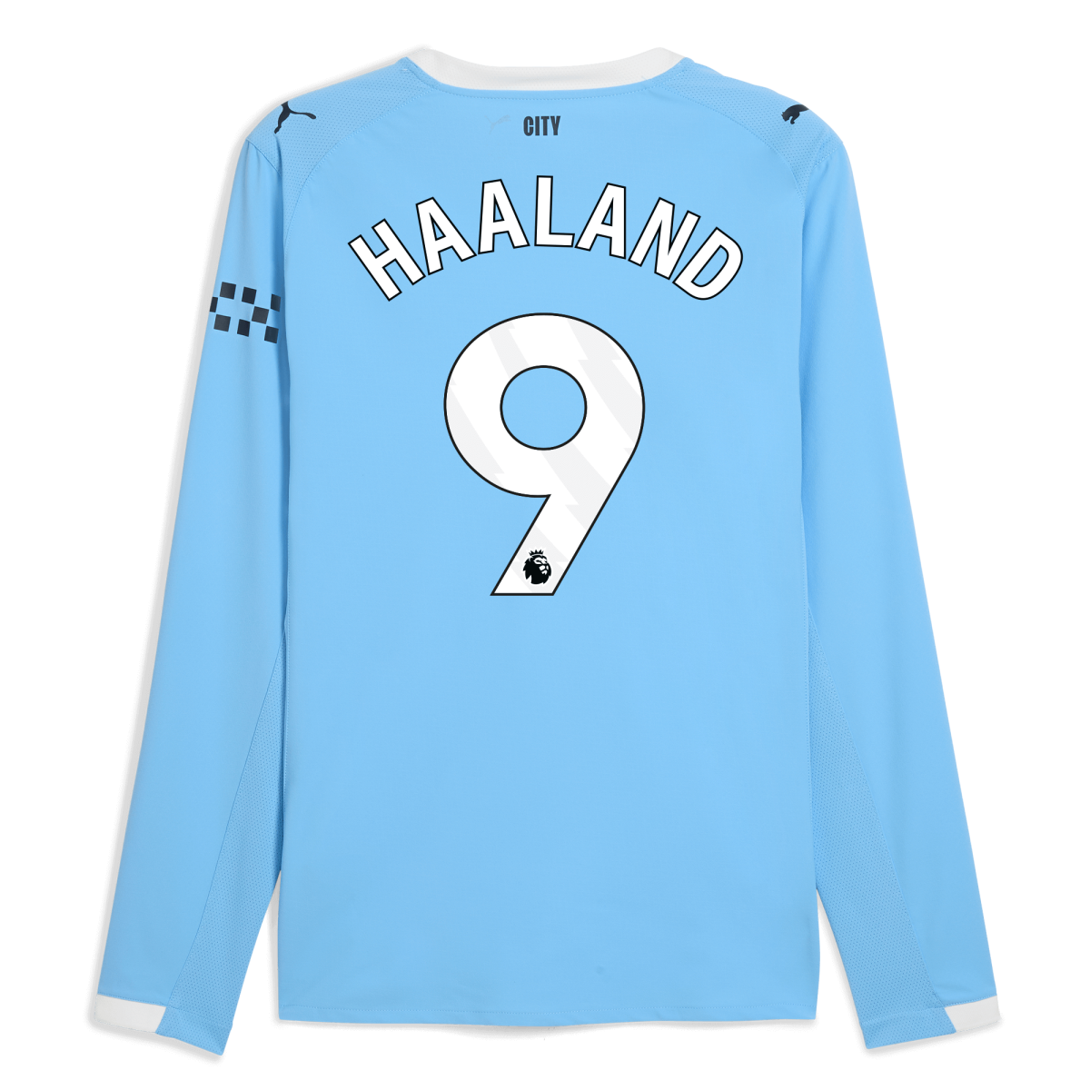 Manchester City manchester city home authentic jersey 202526 long sleeve with haaland 9 printing Collection - ManchesterCitystore.com