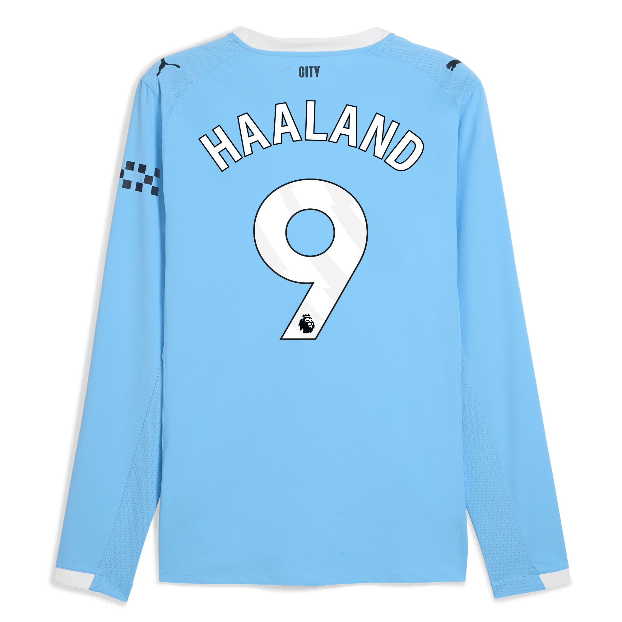 Manchester City manchester city home authentic jersey 202526 long sleeve with haaland 9 printing Collection - ManchesterCitystore.com