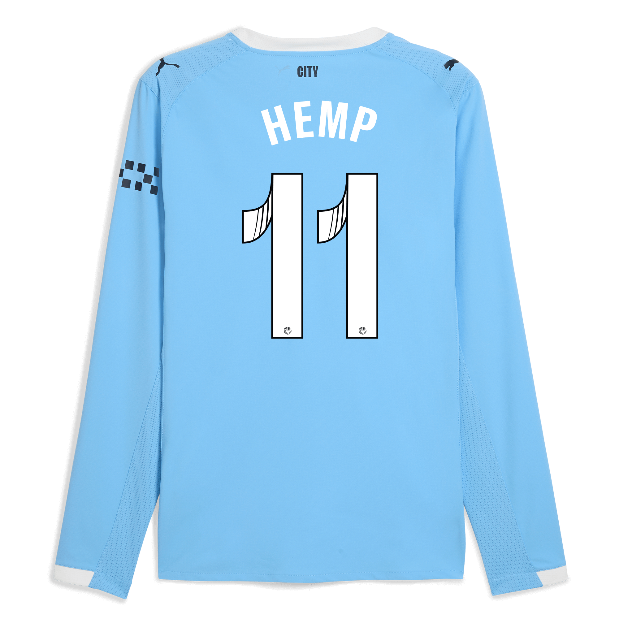 Manchester City manchester city home authentic jersey 202526 long sleeve with hemp 11 printing Collection - ManchesterCitystore.com