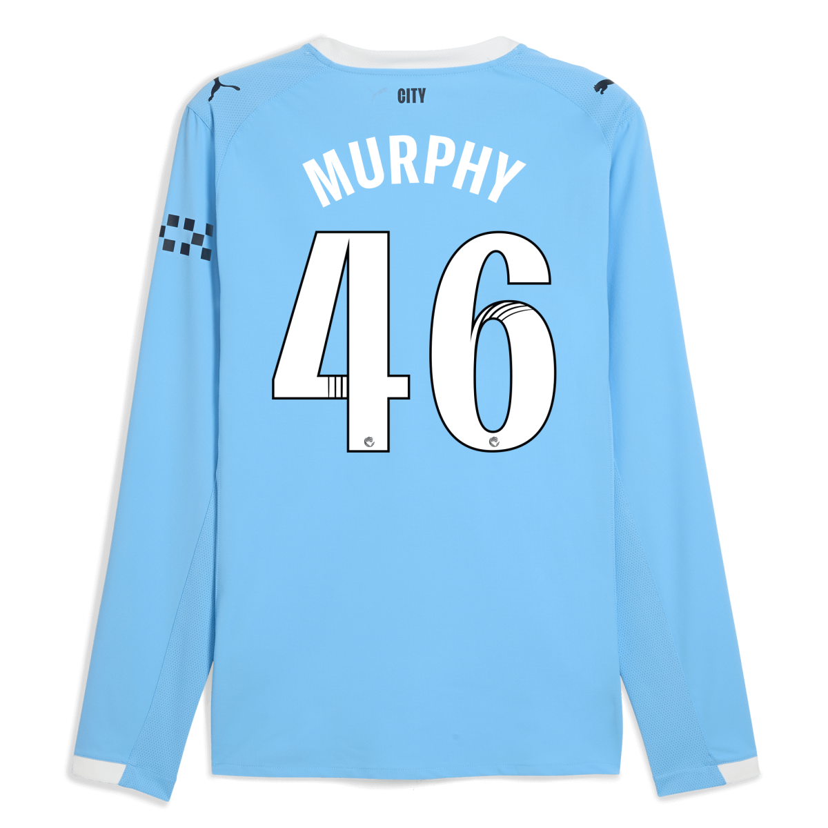 Manchester City manchester city home authentic jersey 202526 long sleeve with murphy 46 printing Collection - ManchesterCitystore.com