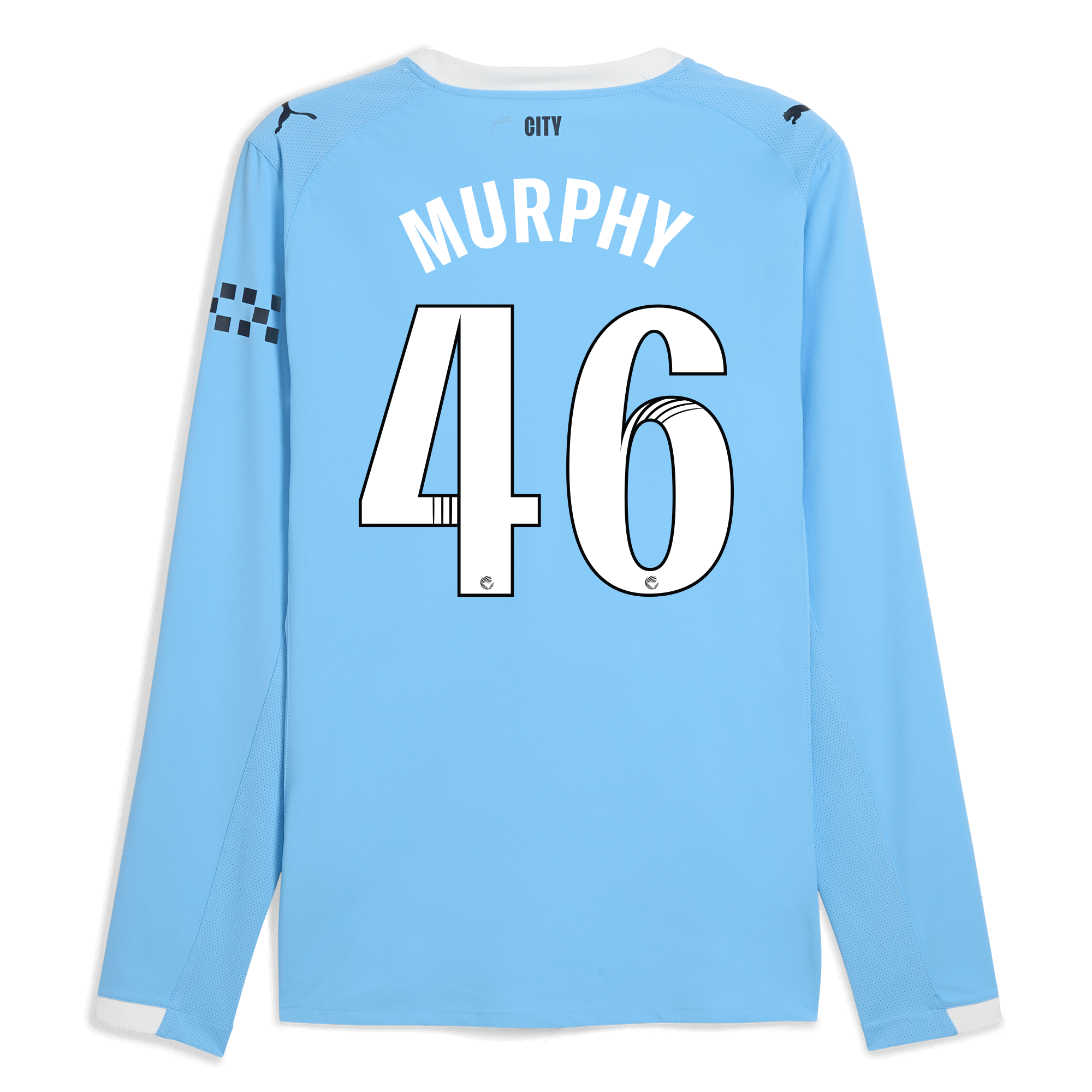 Manchester City manchester city home authentic jersey 202526 long sleeve with murphy 46 printing Collection - ManchesterCitystore.com
