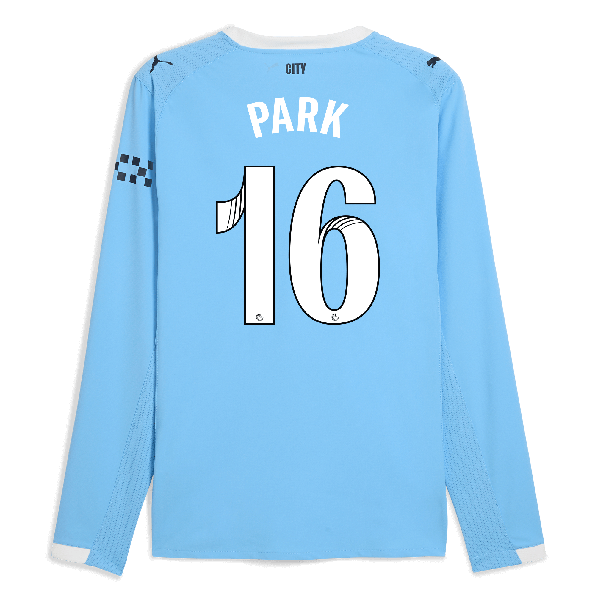 Manchester City manchester city home authentic jersey 202526 long sleeve with park 16 printing Collection - ManchesterCitystore.com