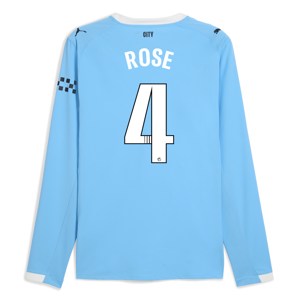 Manchester City manchester city home authentic jersey 202526 long sleeve with rose 4 printing Collection - ManchesterCitystore.com