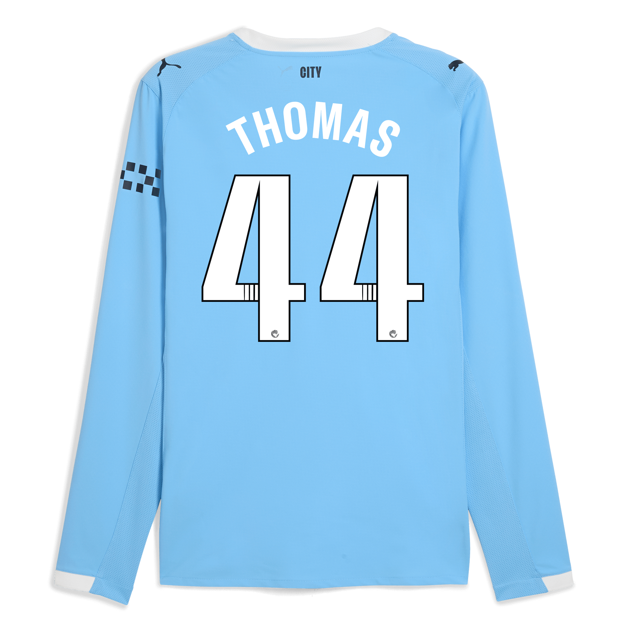 Manchester City manchester city home authentic jersey 202526 long sleeve with thomas 44 printing Collection - ManchesterCitystore.com