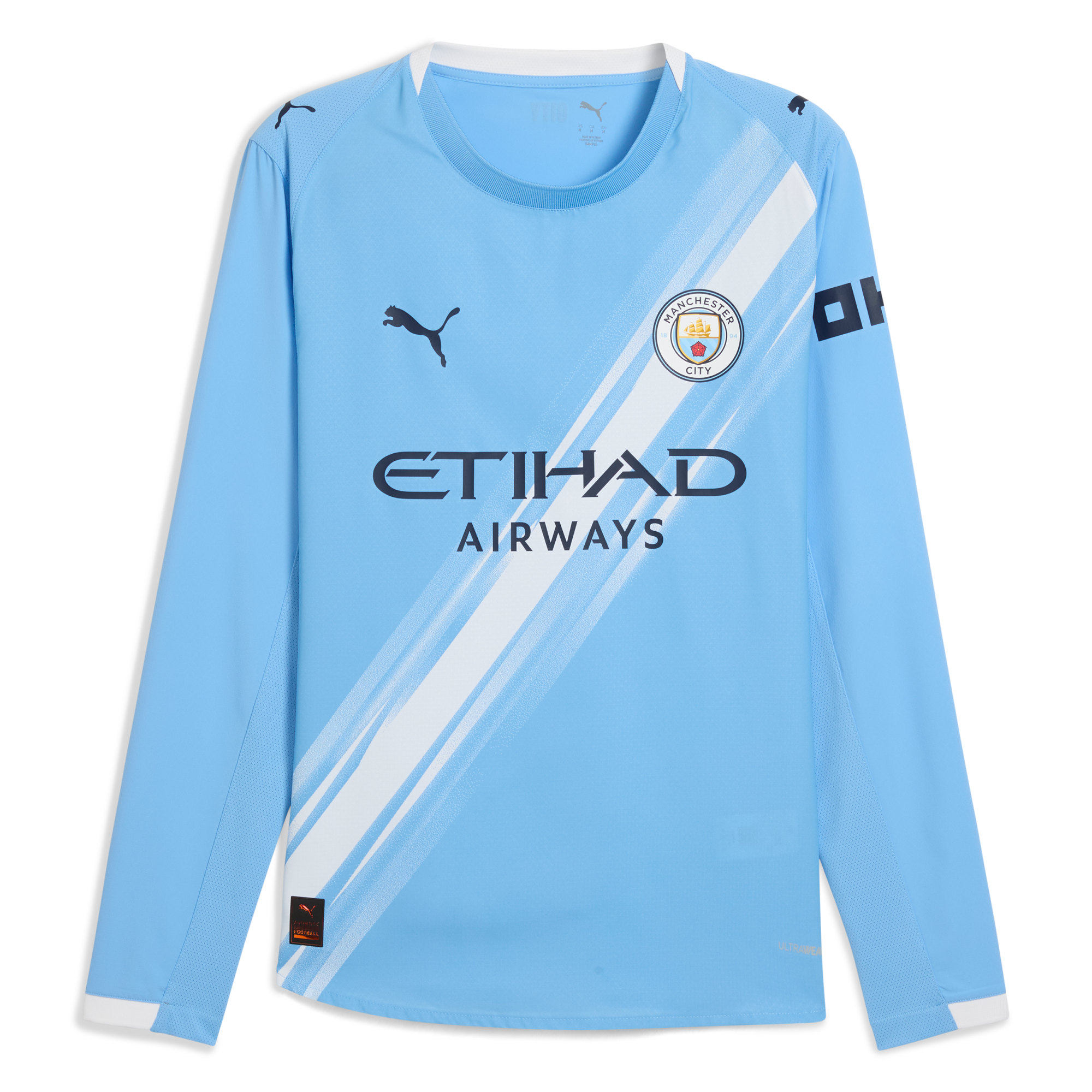 Manchester City manchester city home authentic jersey 202526 long sleeve Collection - ManchesterCitystore.com