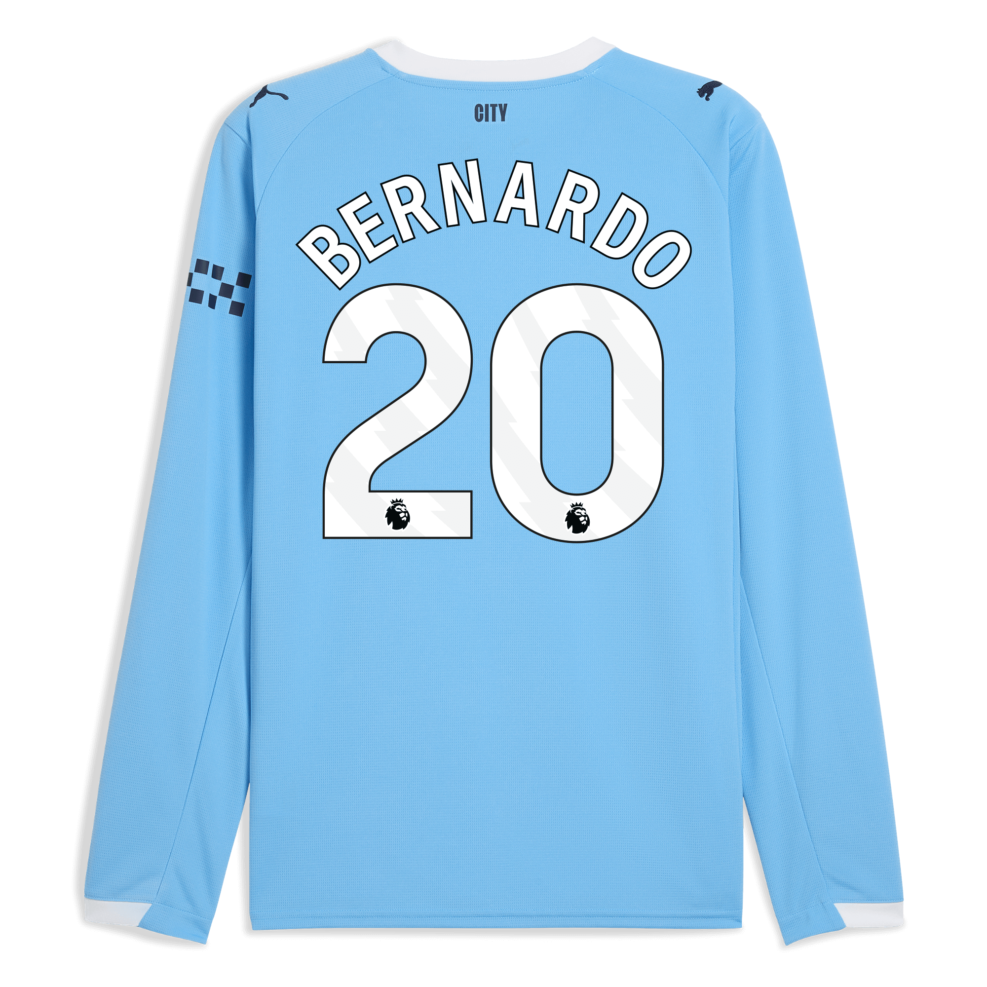 Manchester City manchester city home jersey 202526 long sleeve with bernardo 20 printing Collection - ManchesterCitystore.com
