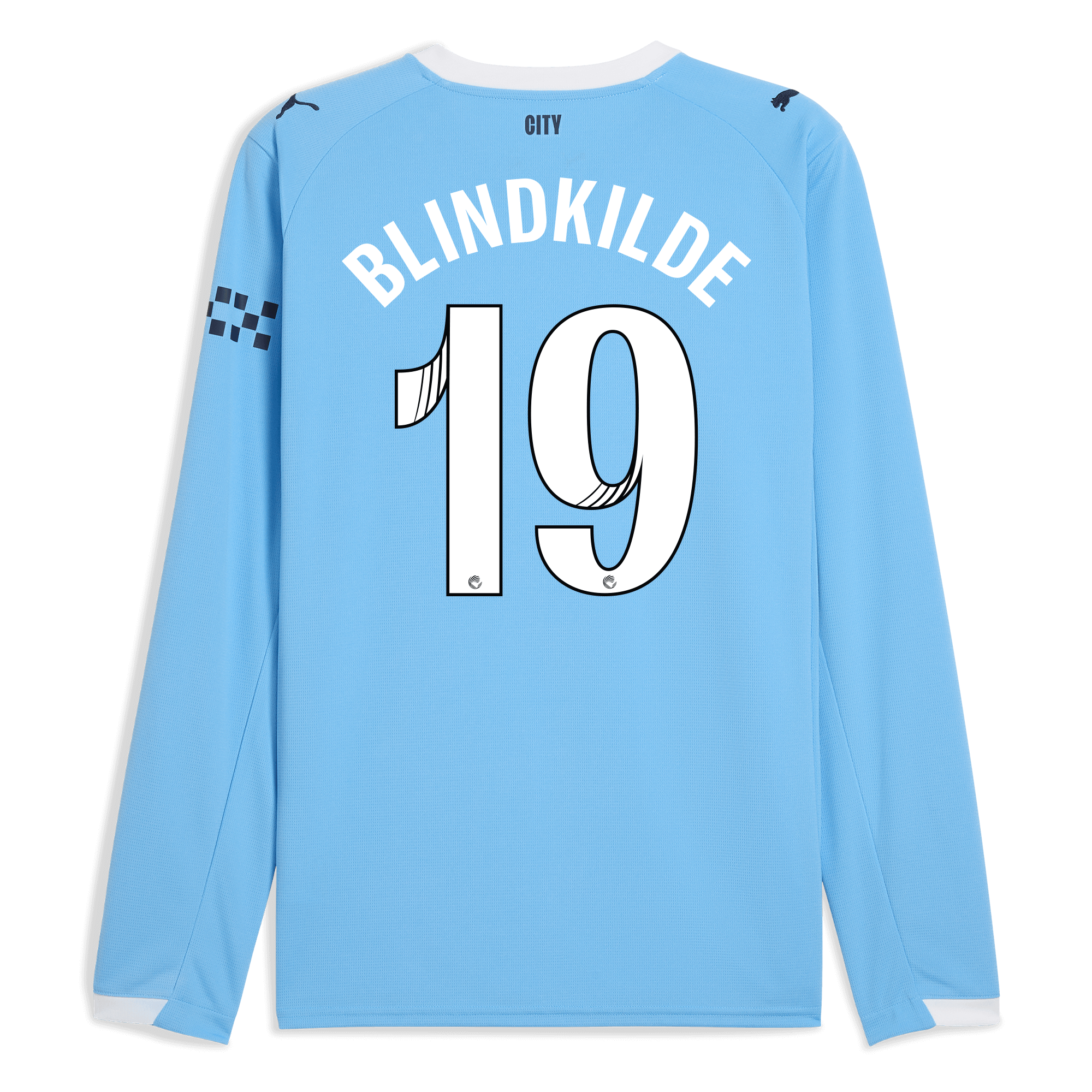 Manchester City manchester city home jersey 202526 long sleeve with blindkilde 19 printing Collection - ManchesterCitystore.com