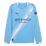 Manchester City manchester city home jersey 202526 long sleeve with custom printing Collection - ManchesterCitystore.com