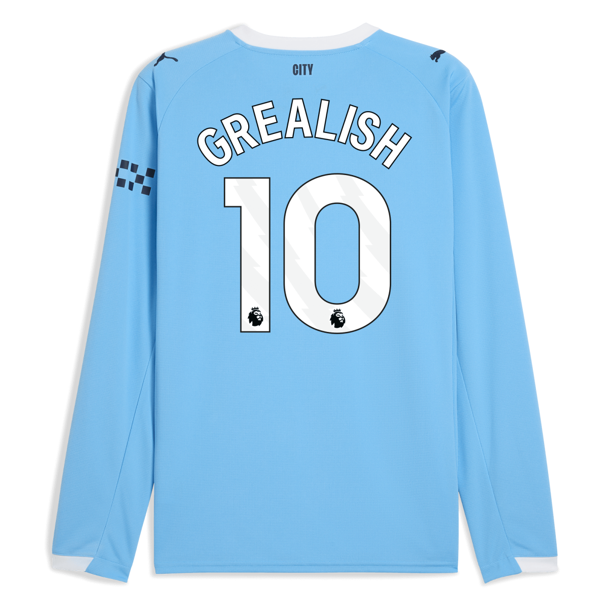 Manchester City manchester city home jersey 202526 long sleeve with grealish 10 printing Collection - ManchesterCitystore.com