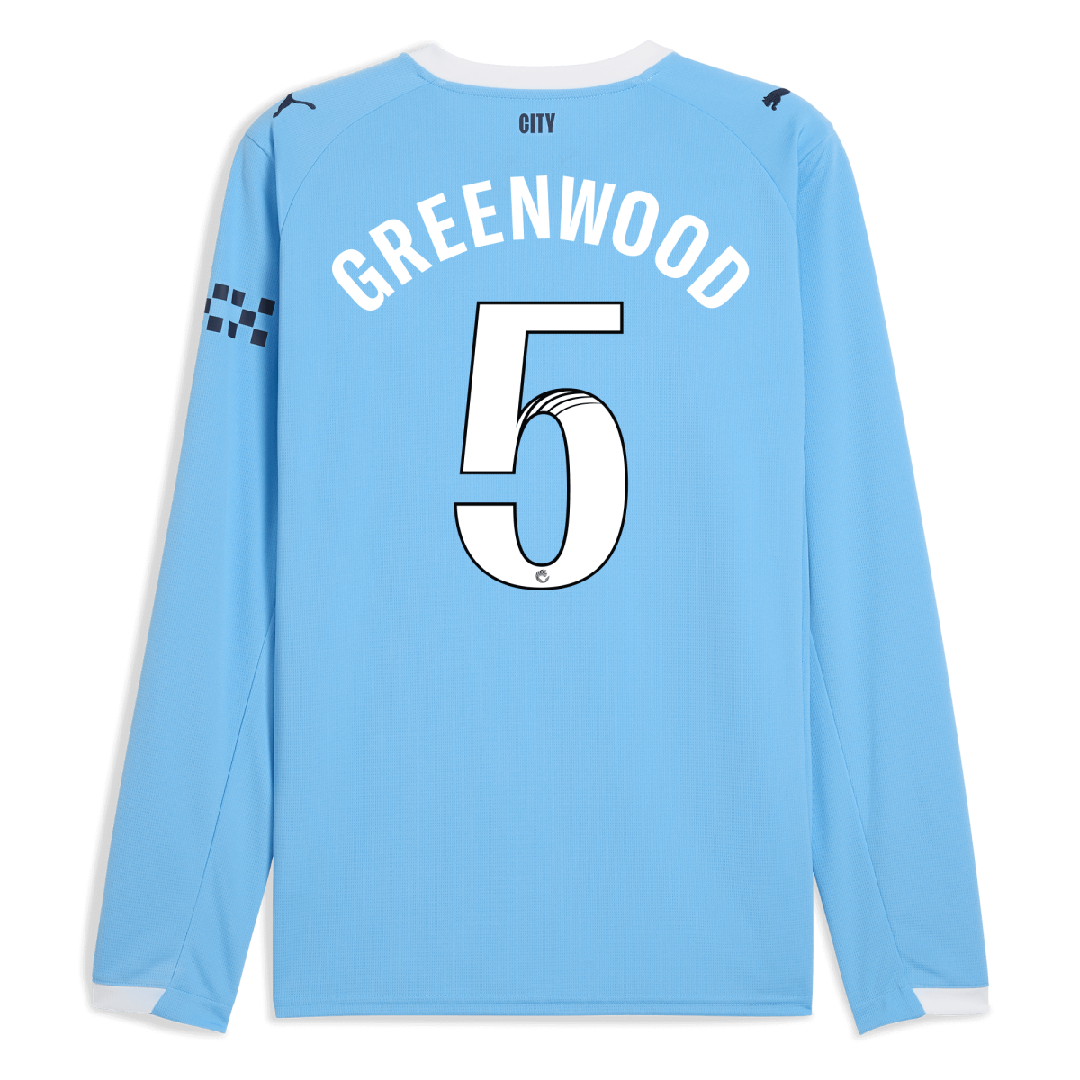 Manchester City manchester city home jersey 202526 long sleeve with greenwood 5 printing Collection - ManchesterCitystore.com