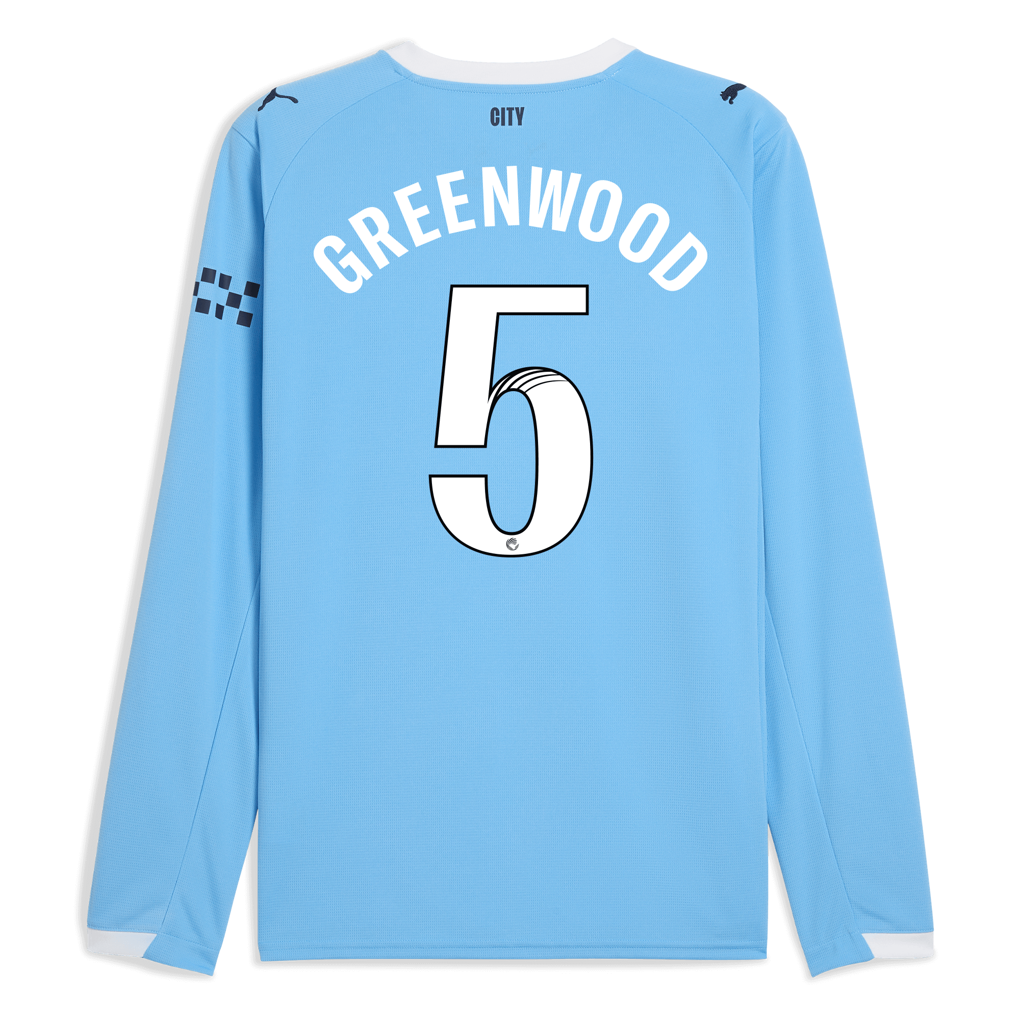 Manchester City manchester city home jersey 202526 long sleeve with greenwood 5 printing Collection - ManchesterCitystore.com