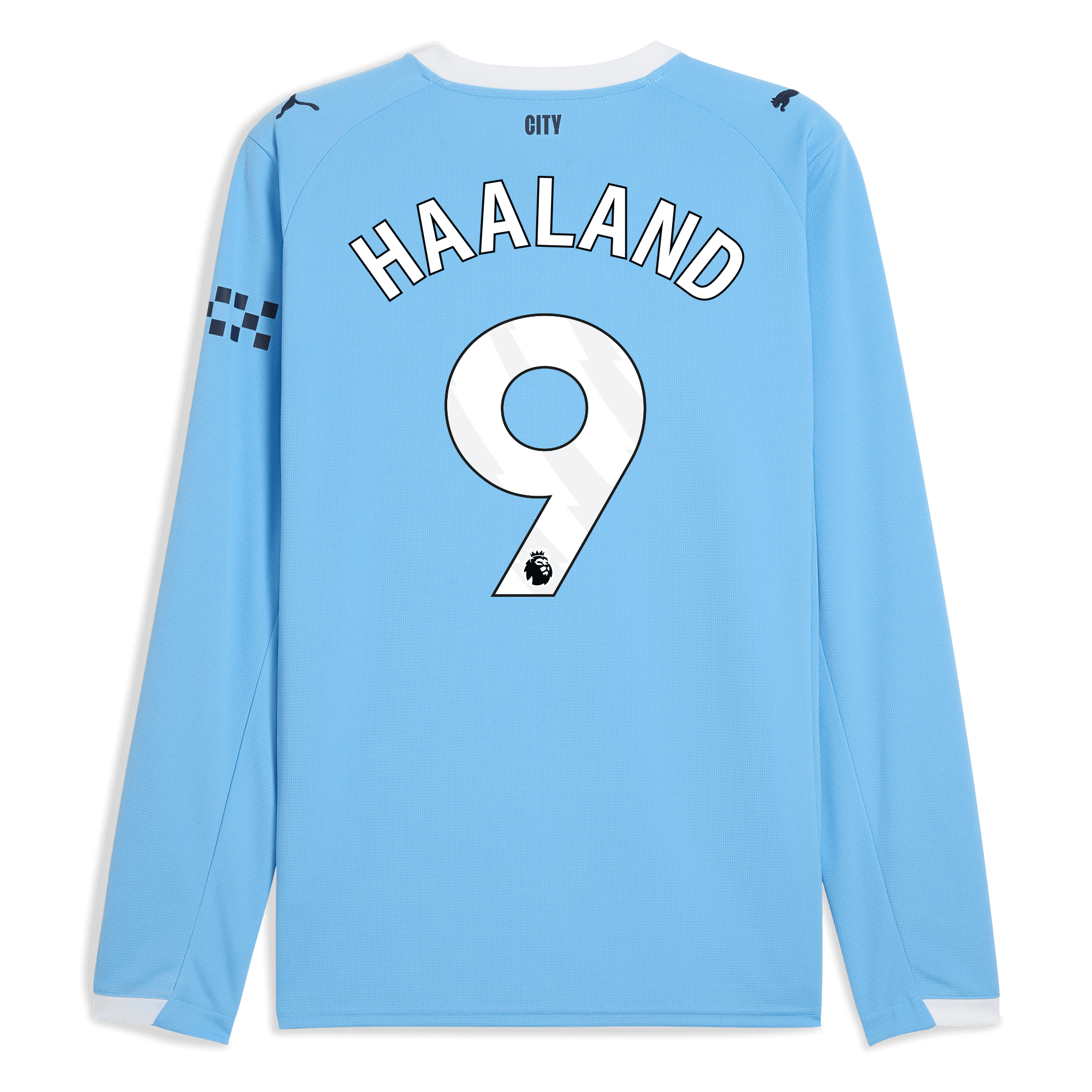 Manchester City manchester city home jersey 202526 long sleeve with haaland 9 printing Collection - ManchesterCitystore.com