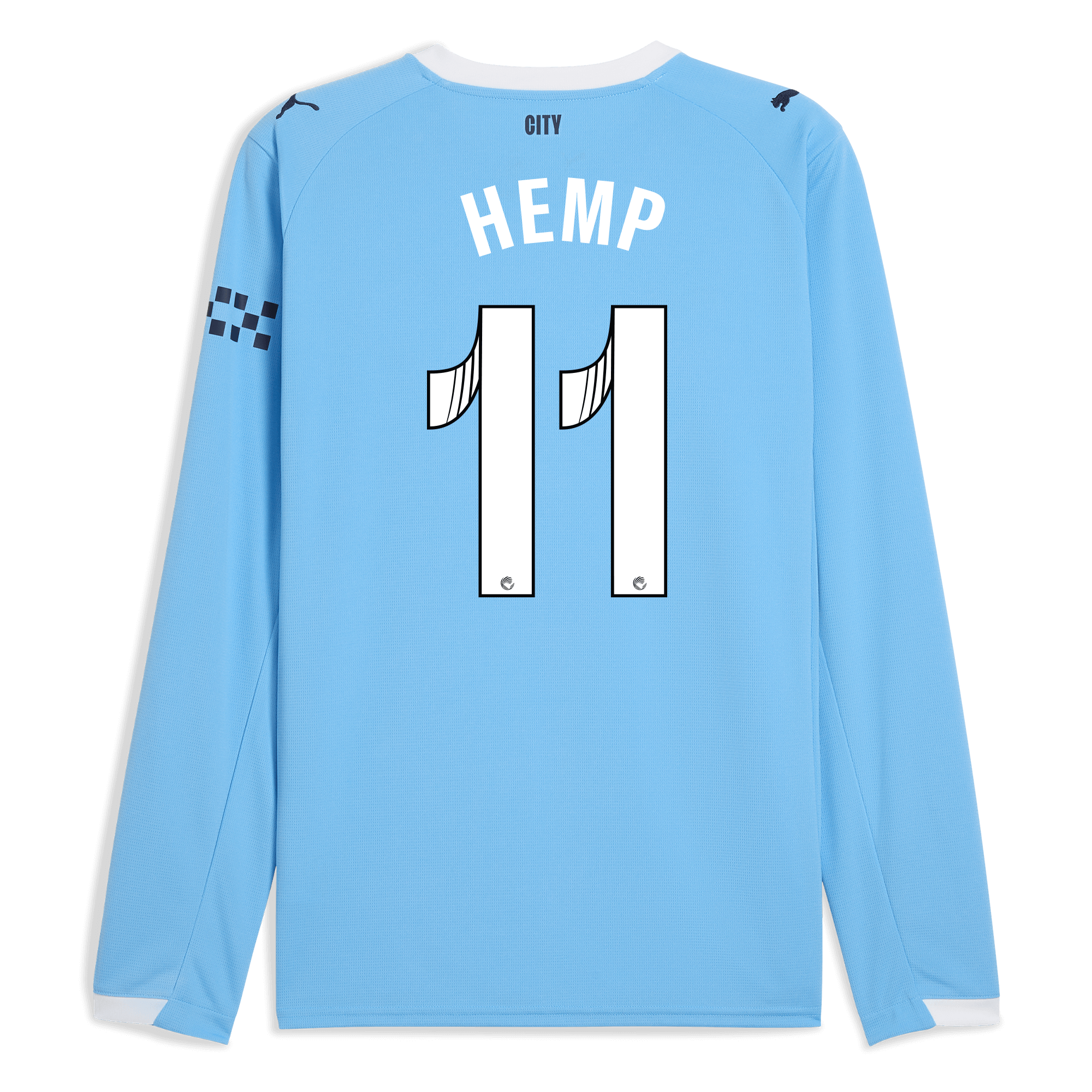 Manchester City manchester city home jersey 202526 long sleeve with hemp 11 printing Collection - ManchesterCitystore.com