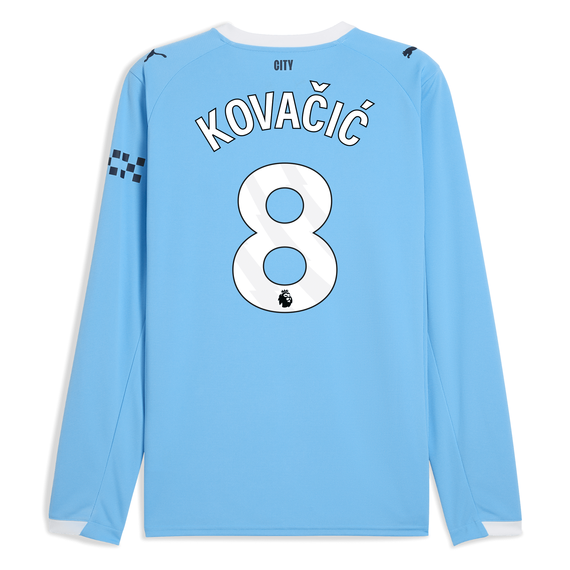 Manchester City manchester city home jersey 202526 long sleeve with kovacic 8 printing Collection - ManchesterCitystore.com