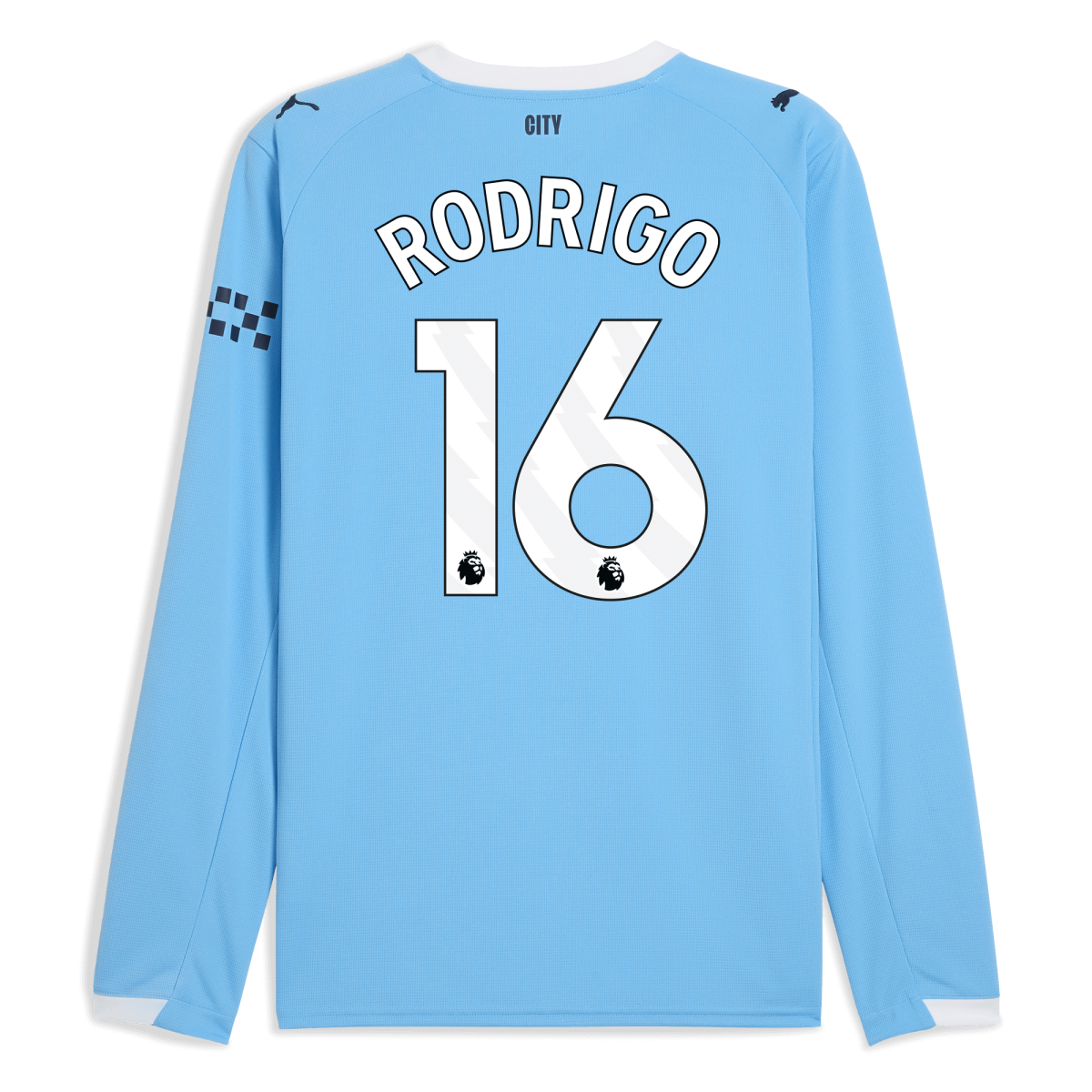 Manchester City manchester city home jersey 202526 long sleeve with rodrigo 16 printing Collection - ManchesterCitystore.com