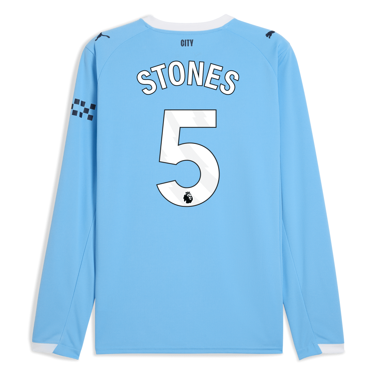 Manchester City manchester city home jersey 202526 long sleeve with stones 5 printing Collection - ManchesterCitystore.com