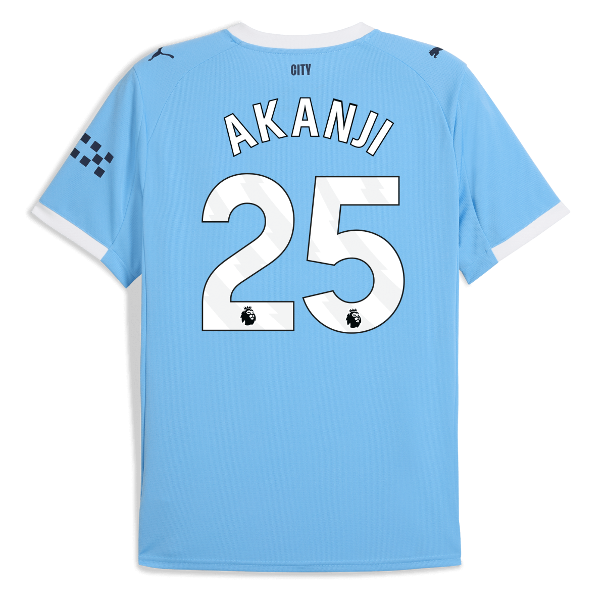 Manchester City manchester city home jersey 202526 with akanji 25 printing Collection - ManchesterCitystore.com