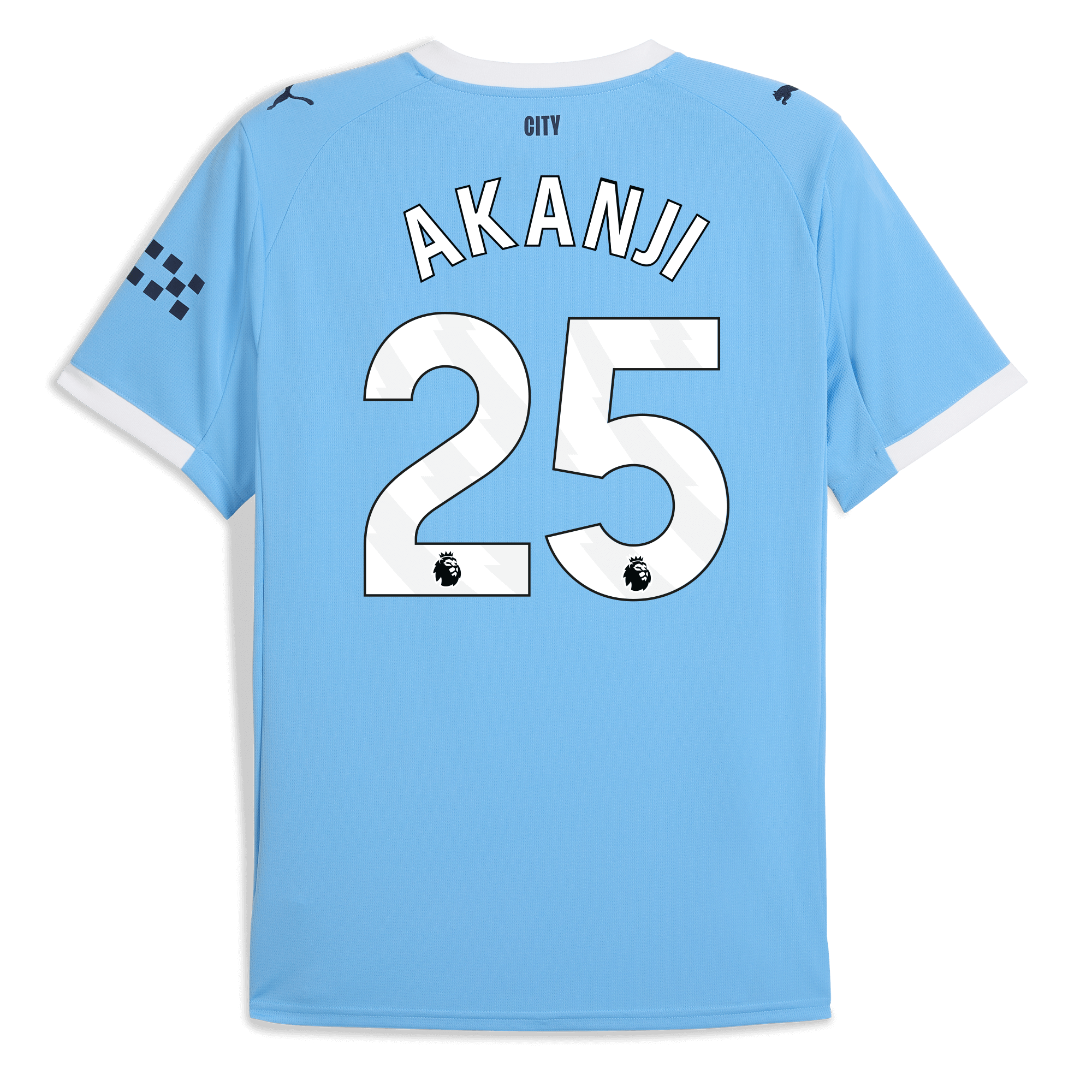 Manchester City manchester city home jersey 202526 with akanji 25 printing Collection - ManchesterCitystore.com