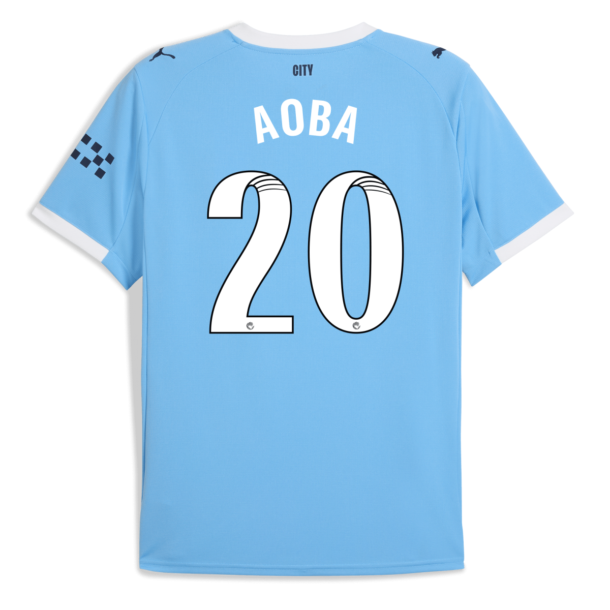 Manchester City manchester city home jersey 202526 with aoba 20 printing Collection - ManchesterCitystore.com