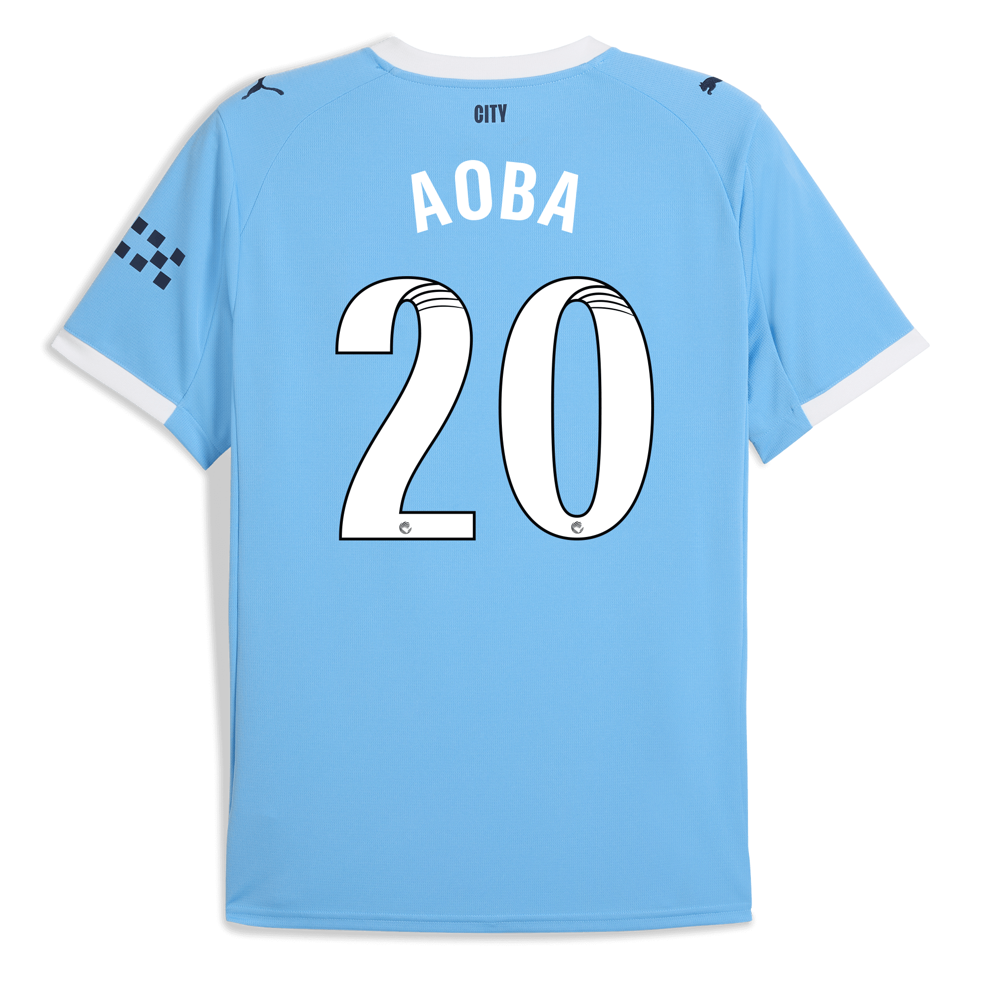 Manchester City manchester city home jersey 202526 with aoba 20 printing Collection - ManchesterCitystore.com