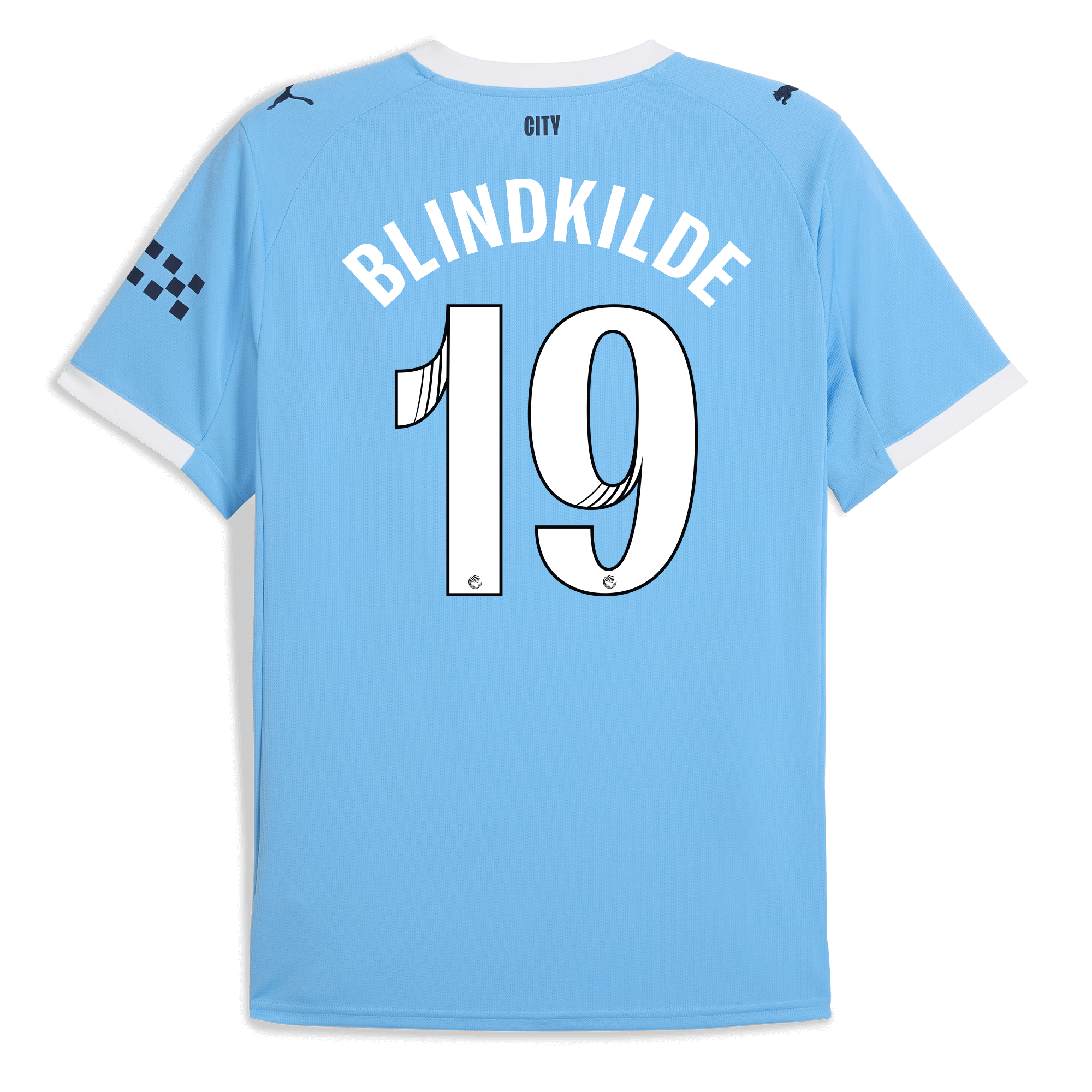 Manchester City manchester city home jersey 202526 with blindkilde 19 printing Collection - ManchesterCitystore.com