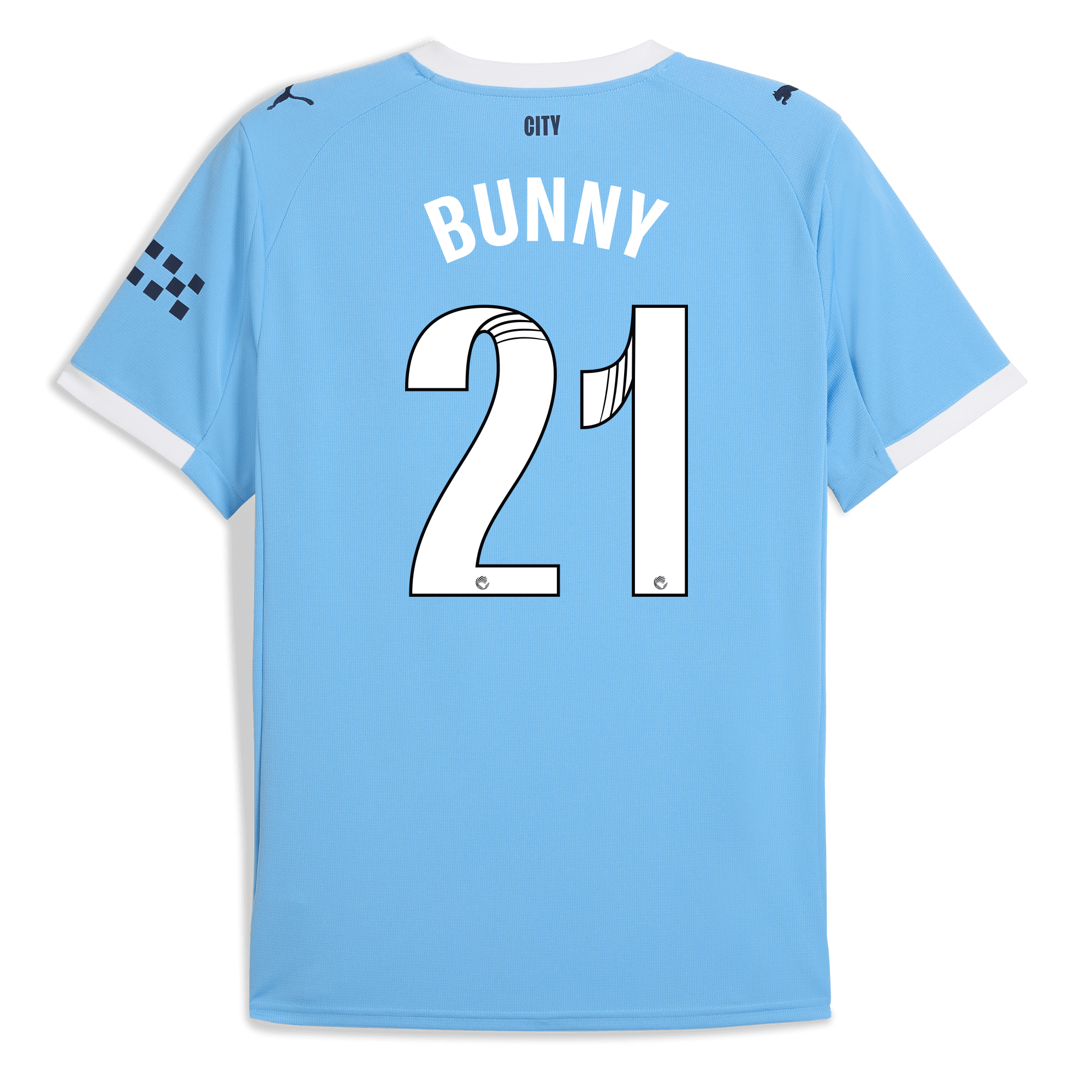 Manchester City manchester city home jersey 202526 with bunny 21 printing Collection - ManchesterCitystore.com