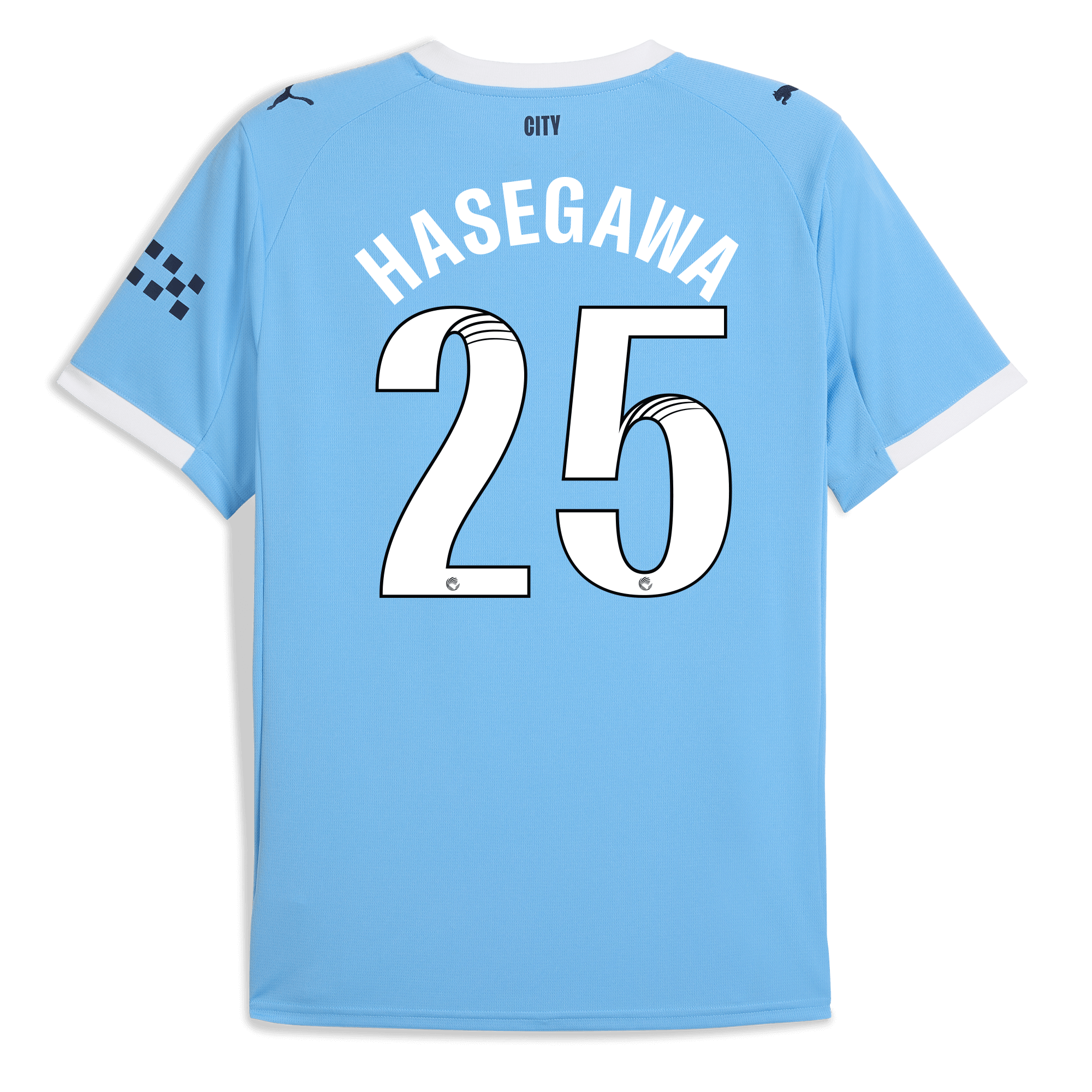 Manchester City manchester city home jersey 202526 with hasegawa 25 printing Collection - ManchesterCitystore.com