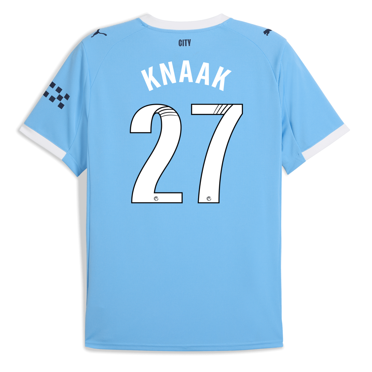 Manchester City manchester city home jersey 202526 with knaak 27 printing Collection - ManchesterCitystore.com
