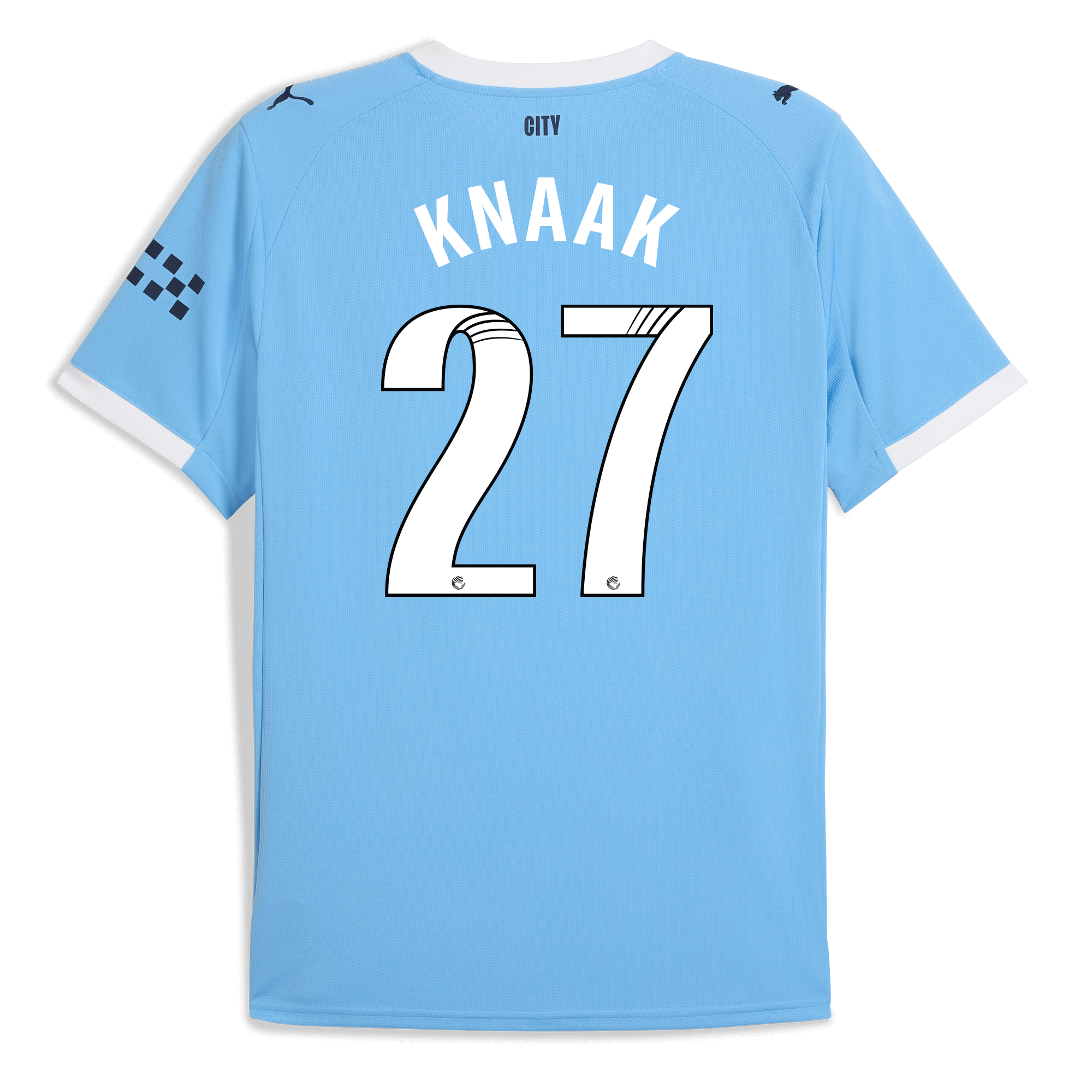Manchester City manchester city home jersey 202526 with knaak 27 printing Collection - ManchesterCitystore.com