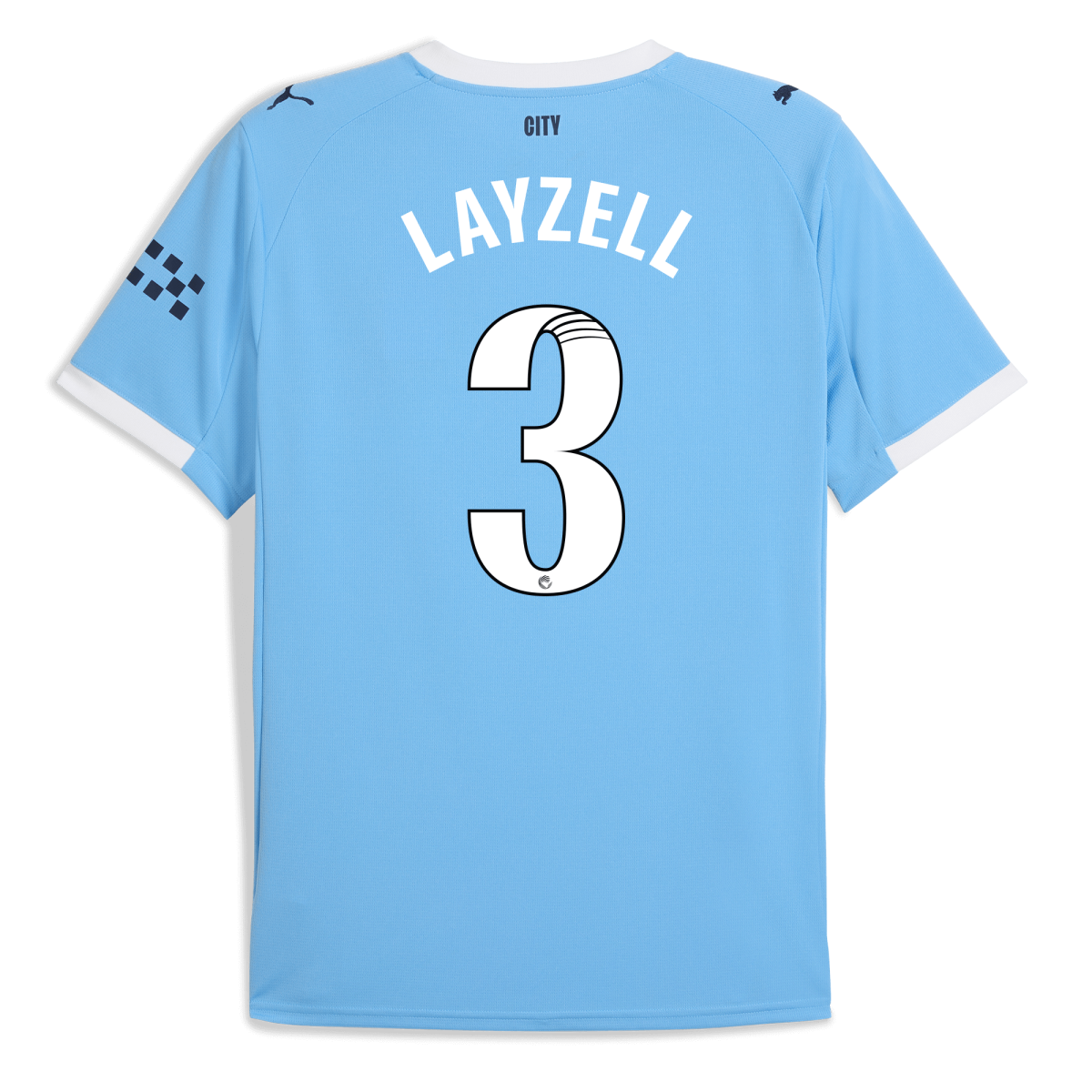 Manchester City manchester city home jersey 202526 with layzell 3 printing Collection - ManchesterCitystore.com