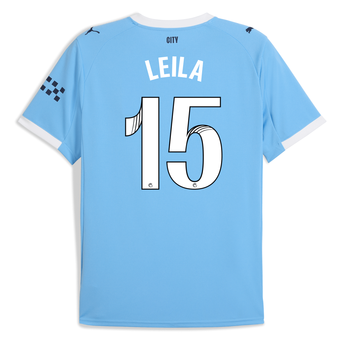 Manchester City manchester city home jersey 202526 with leila 15 printing Collection - ManchesterCitystore.com