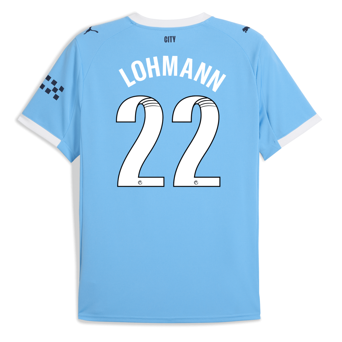 Manchester City manchester city home jersey 202526 with lohmann 22 printing Collection - ManchesterCitystore.com