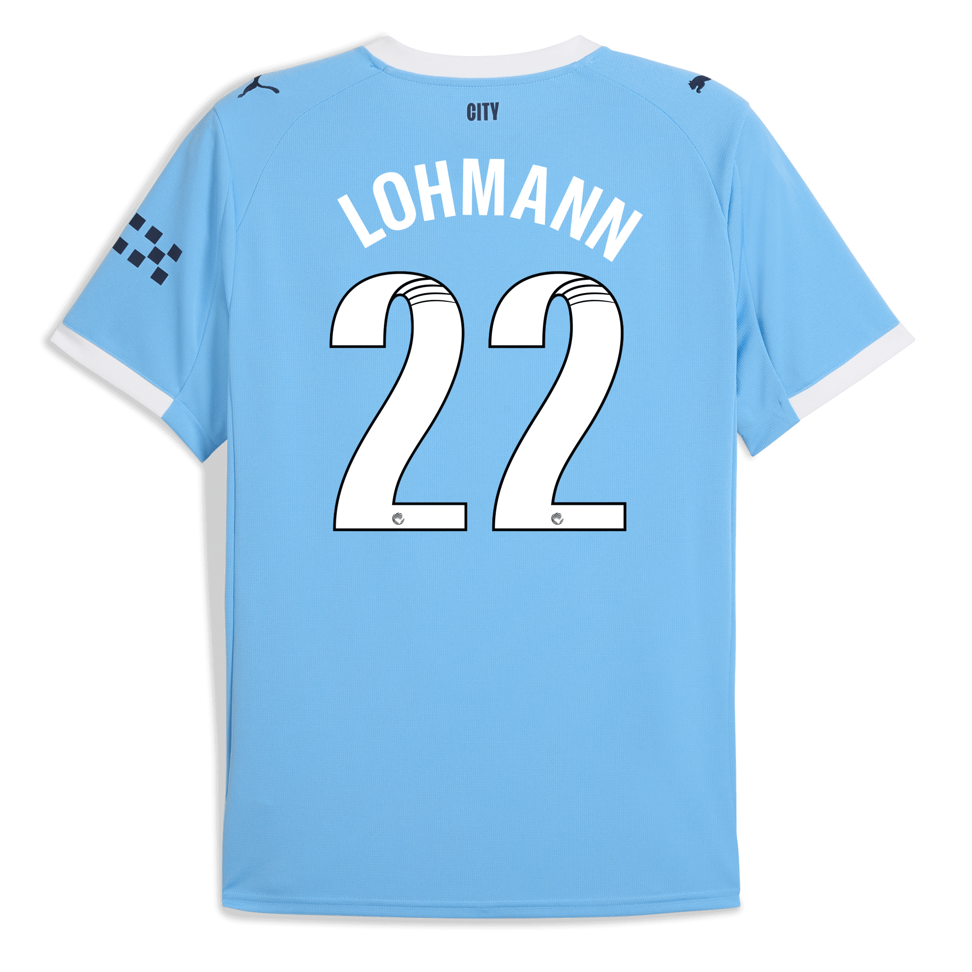 Manchester City manchester city home jersey 202526 with lohmann 22 printing Collection - ManchesterCitystore.com