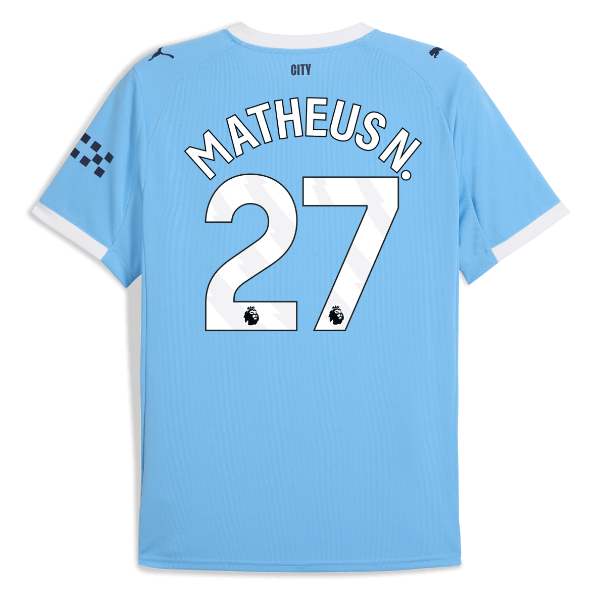 Manchester City manchester city home jersey 202526 with matheus n. 27 printing Collection - ManchesterCitystore.com