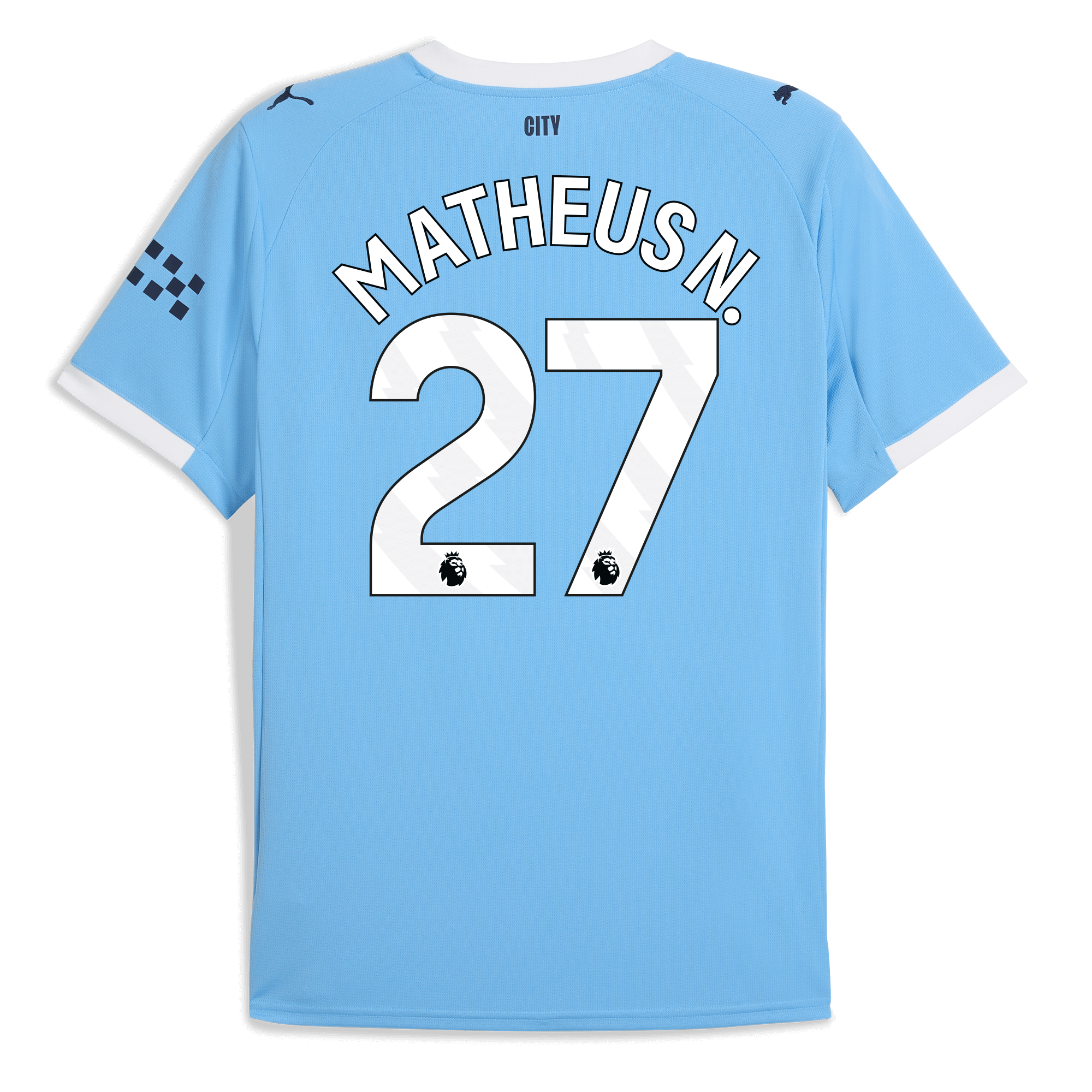Manchester City manchester city home jersey 202526 with matheus n. 27 printing Collection - ManchesterCitystore.com