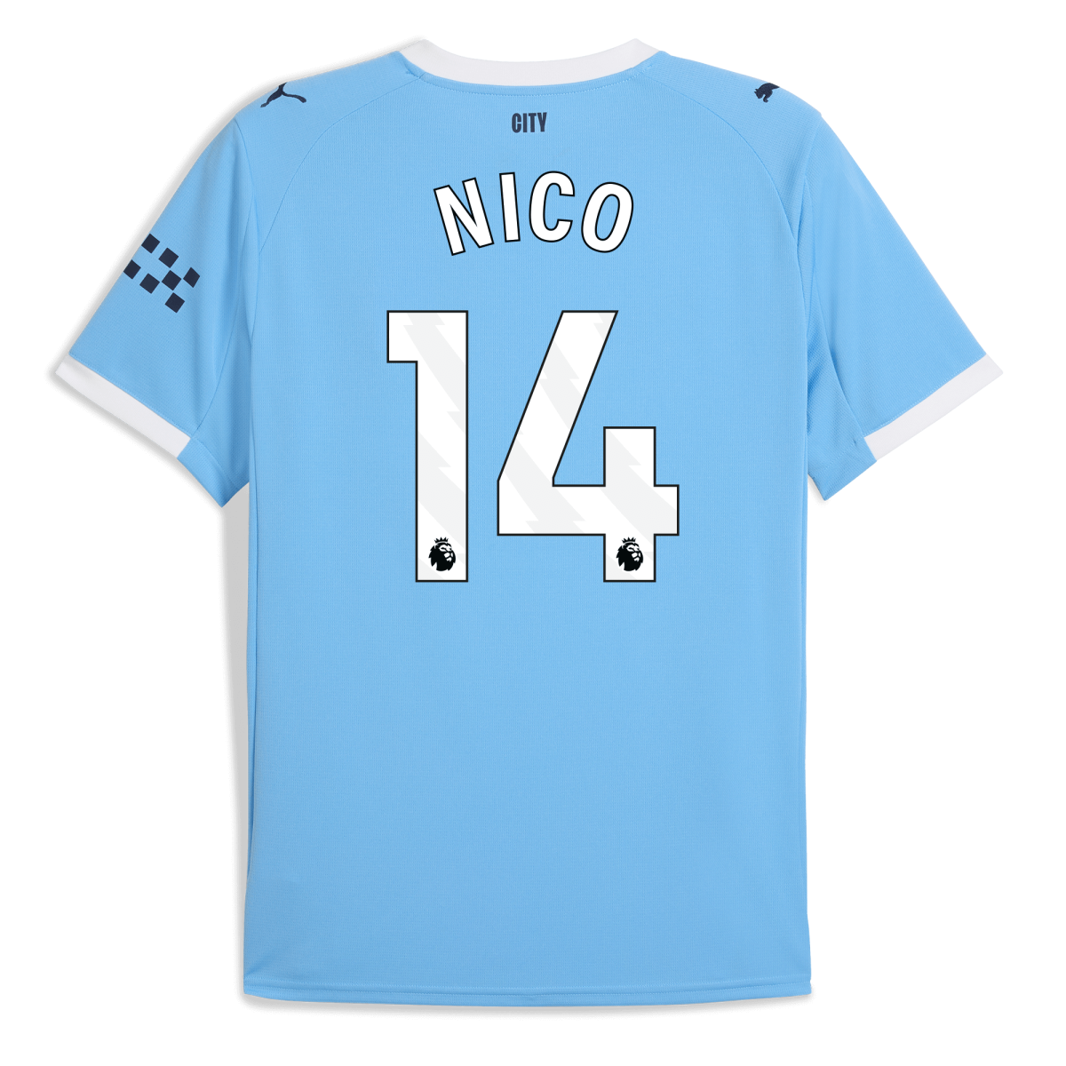 Manchester City manchester city home jersey 202526 with nico 14 printing Collection - ManchesterCitystore.com