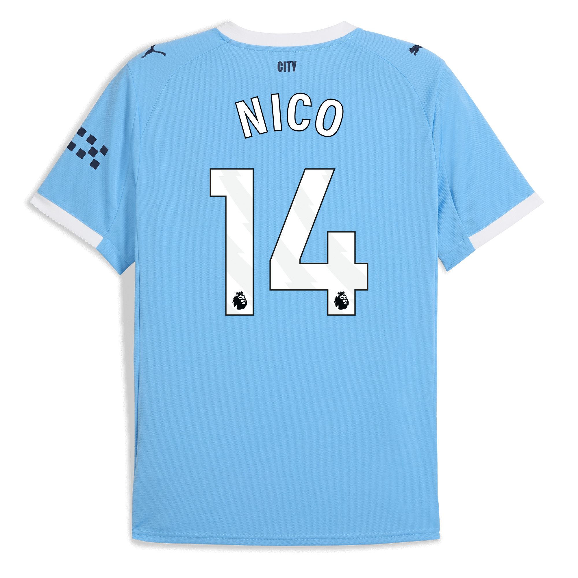 Manchester City manchester city home jersey 202526 with nico 14 printing Collection - ManchesterCitystore.com