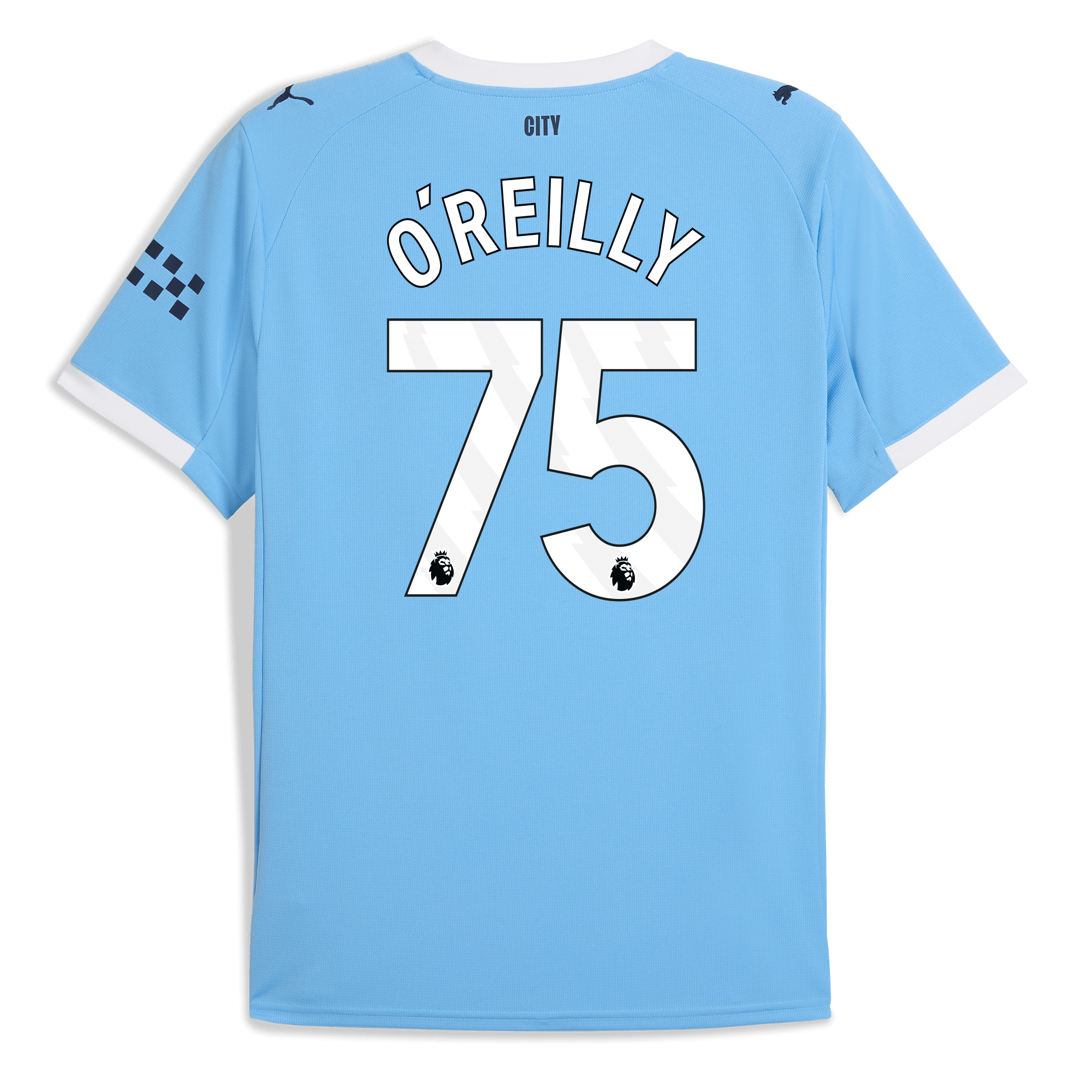Manchester City manchester city home jersey 202526 with oreilly 75 printing Collection - ManchesterCitystore.com