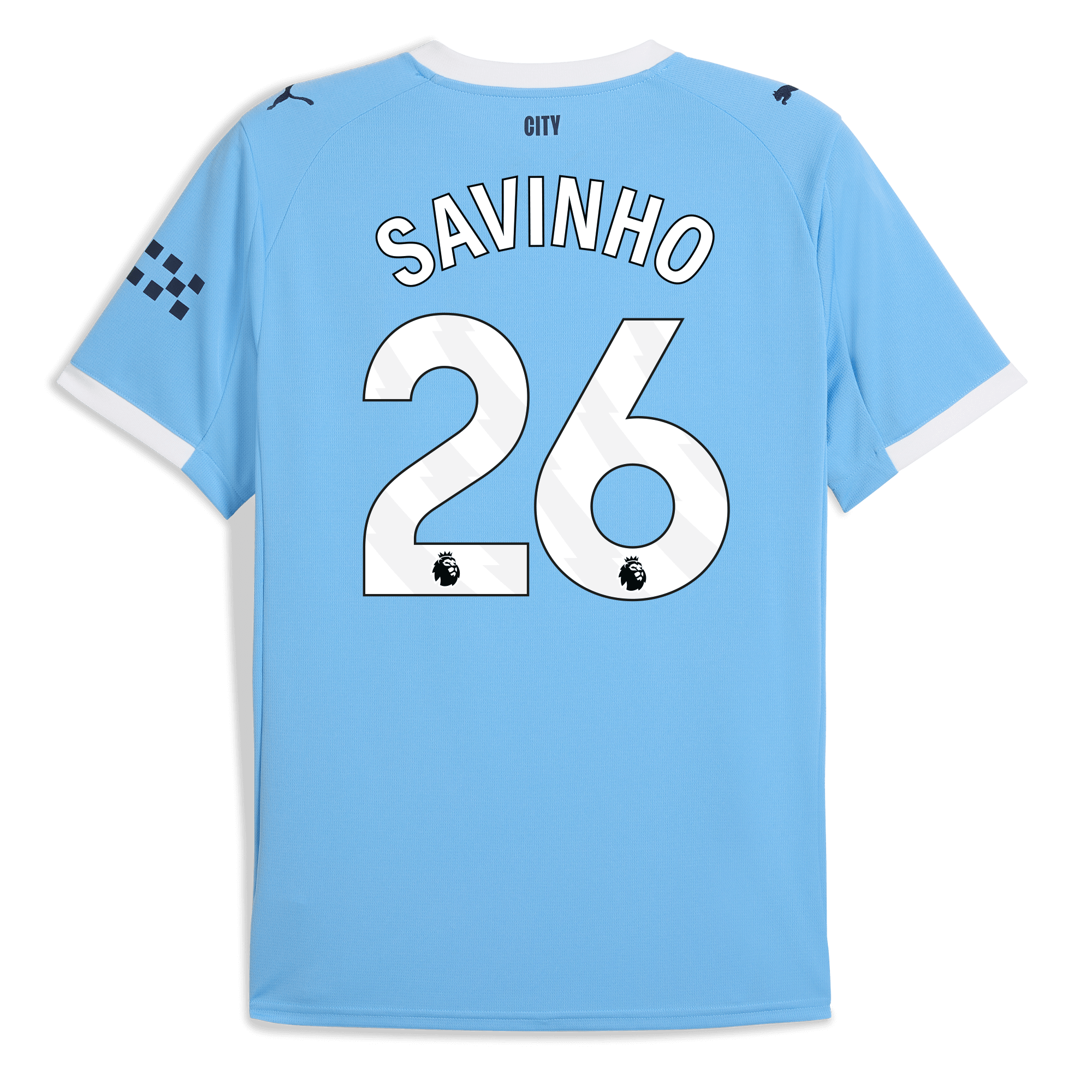 Manchester City manchester city home jersey 202526 with savinho 26 printing Collection - ManchesterCitystore.com